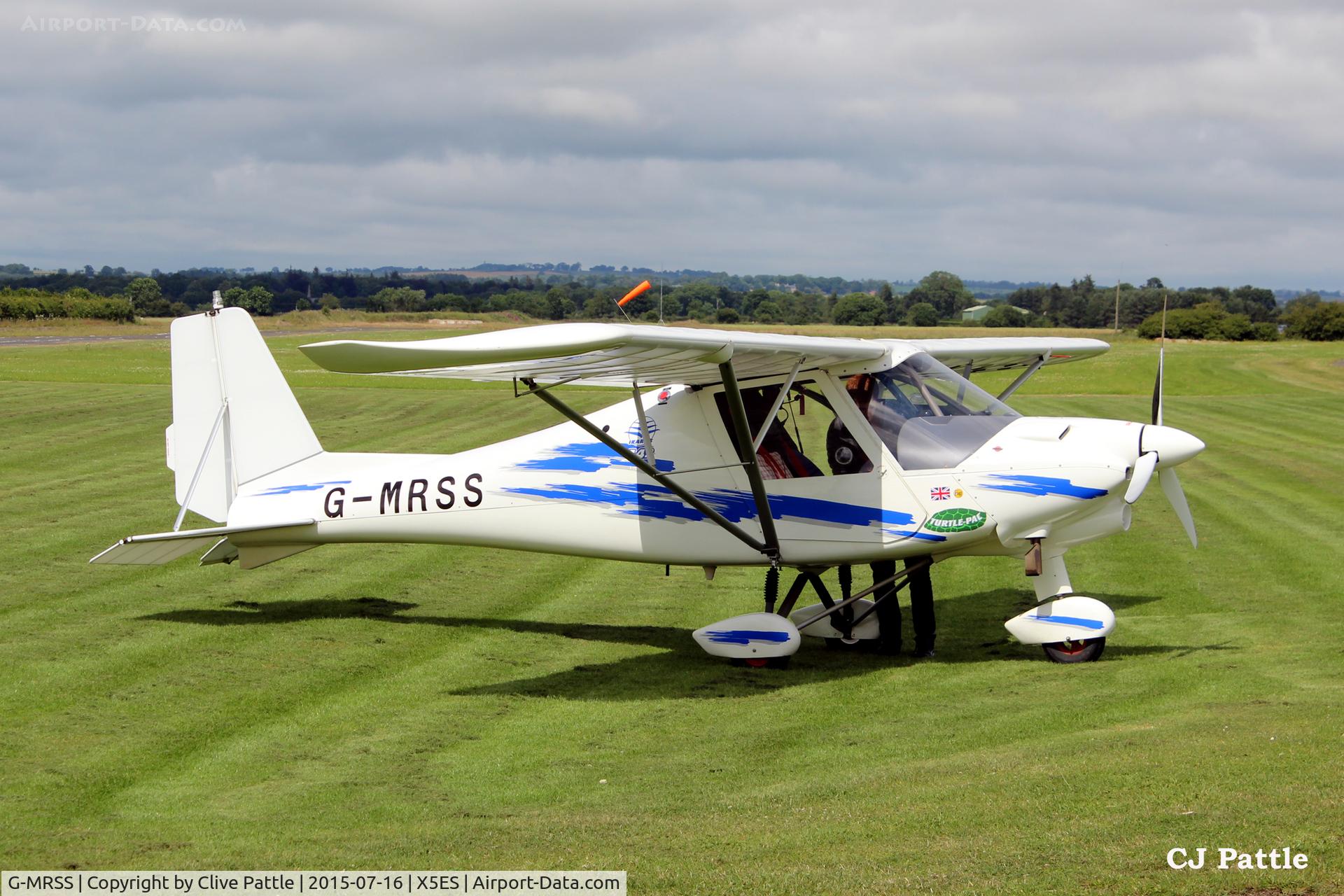 G-MRSS, 2011 Comco Ikarus C42 FB80 Bravo C/N 1110-7175, With based Purple Aviation at Eshott Airfield, Northumberland, UK.