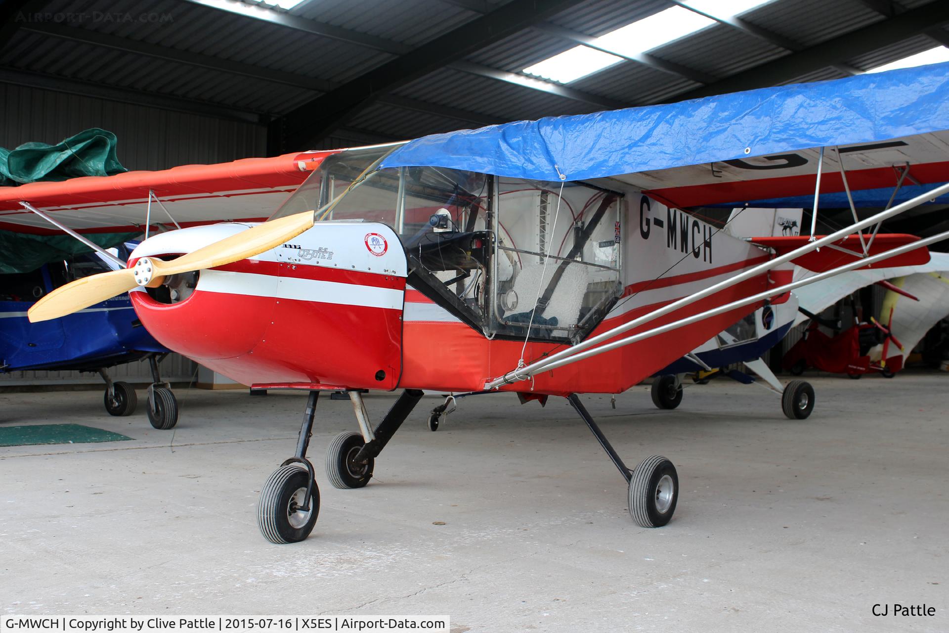 G-MWCH, 1990 Rans S-6ESD Coyote II C/N PFA 204-11632, Hangared at Eshott Airfield, Northumberland, UK.