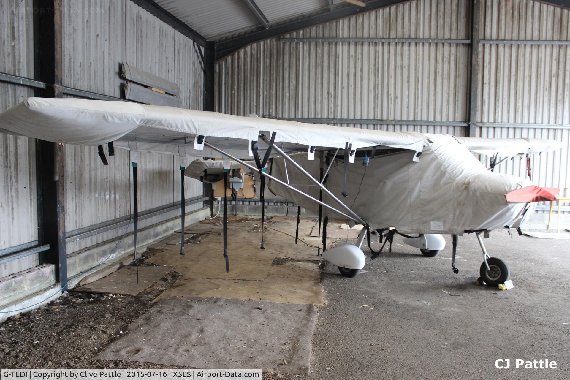 G-TEDI, 2003 Best Off Skyranger J2.2(1) C/N BMAA/HB/243, Hangared at Eshott Airfield, Northumberland, UK.