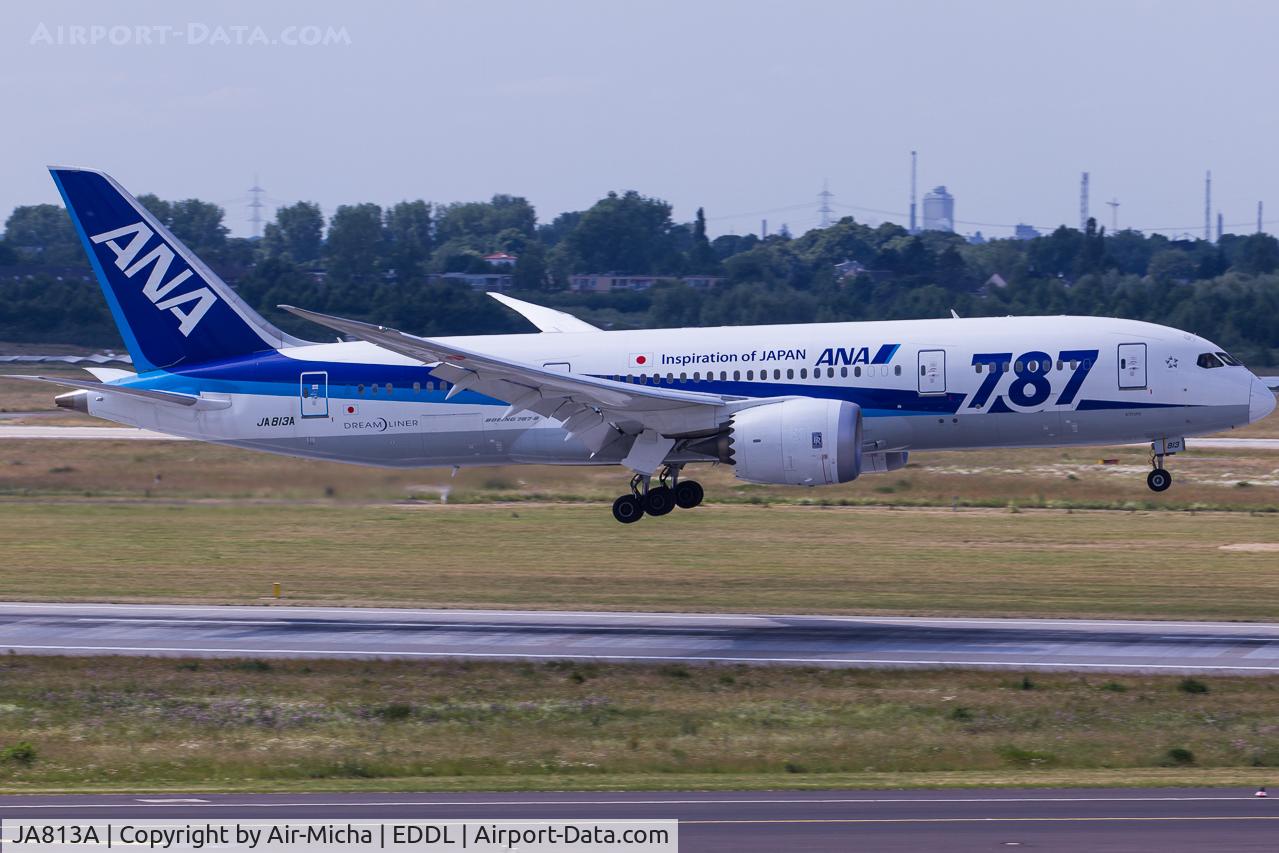 JA813A, 2012 Boeing 787-8 Dreamliner C/N 34521, ANA All Nippon Airlines