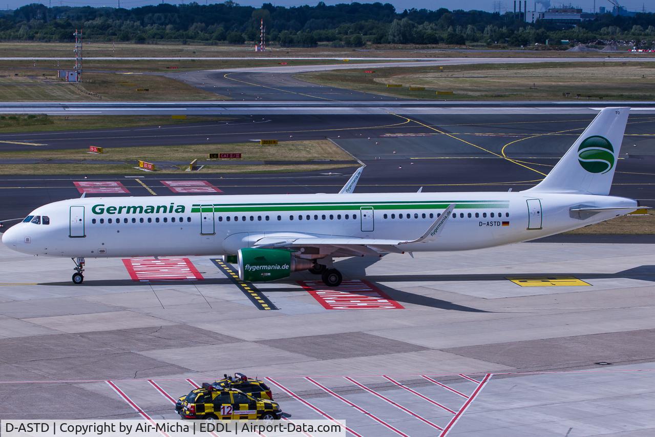 D-ASTD, 2013 Airbus A321-211 C/N 5843, Germania