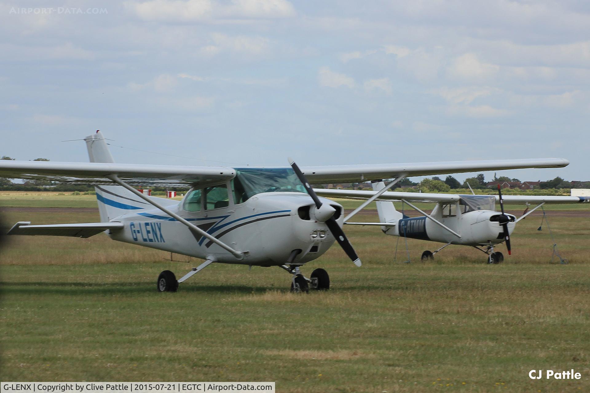G-LENX, 1979 Cessna 172N Skyhawk C/N 172-72232, Parked up at Cranfield, Bedfordshire. UK EGTC