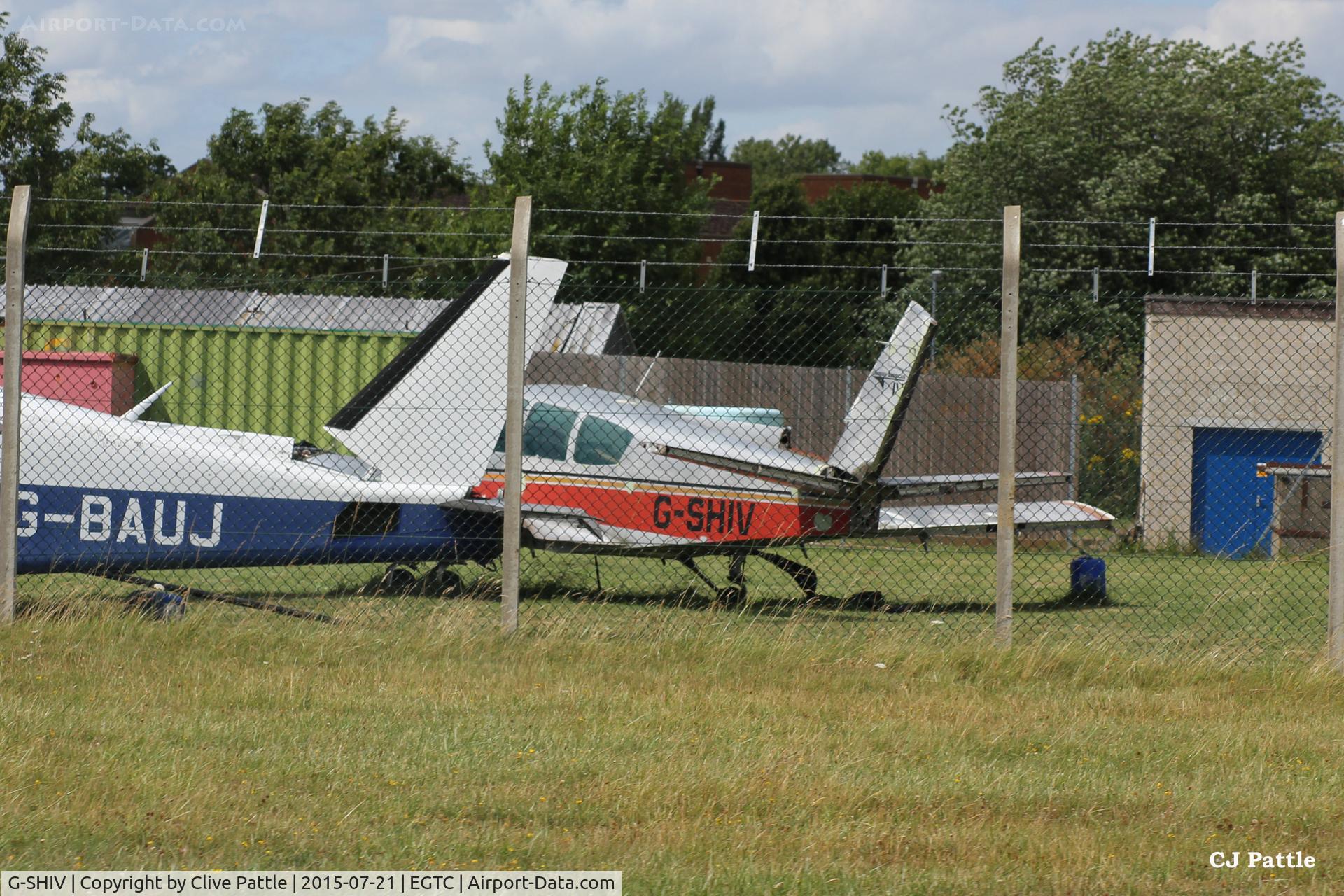 G-SHIV, 1979 Gulfstream American GA-7 Cougar C/N GA7-0092, Dumped at Cranfield, Bedfordshire. UK EGTC