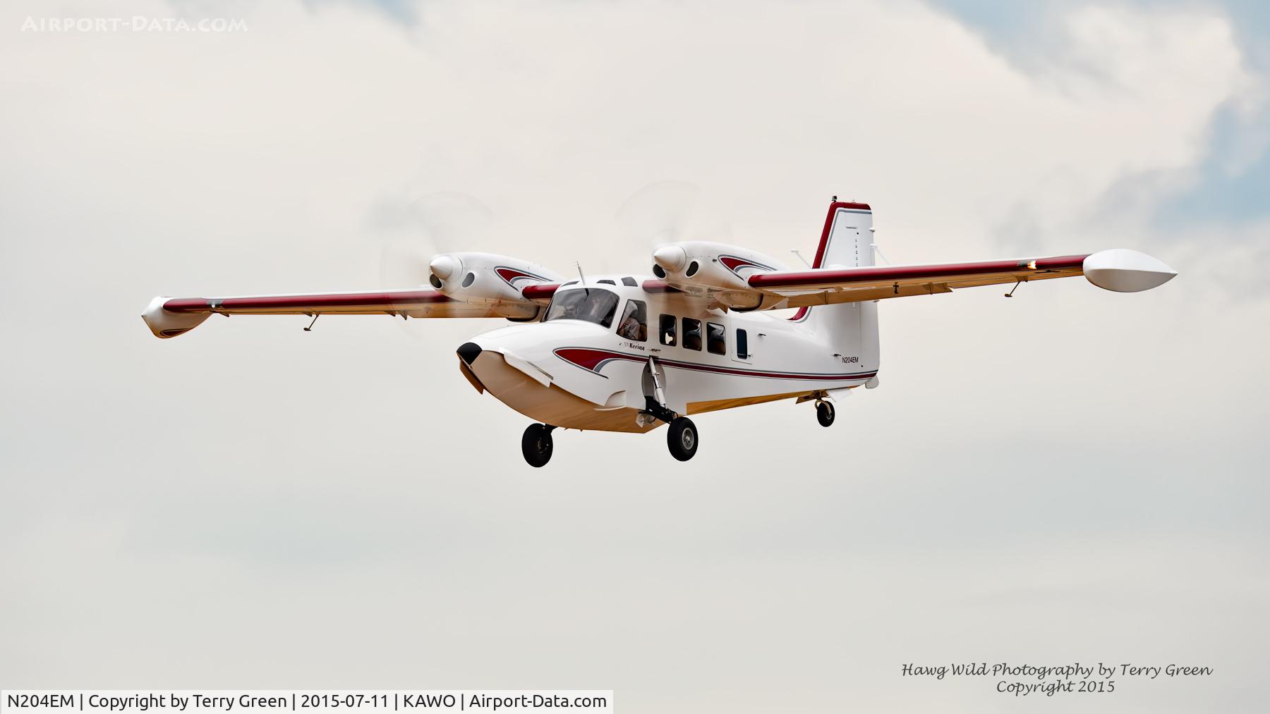 N204EM, 2006 Ellison-Mahon Gweduck C/N 001, 2015 Arlington Washington Fly-In
