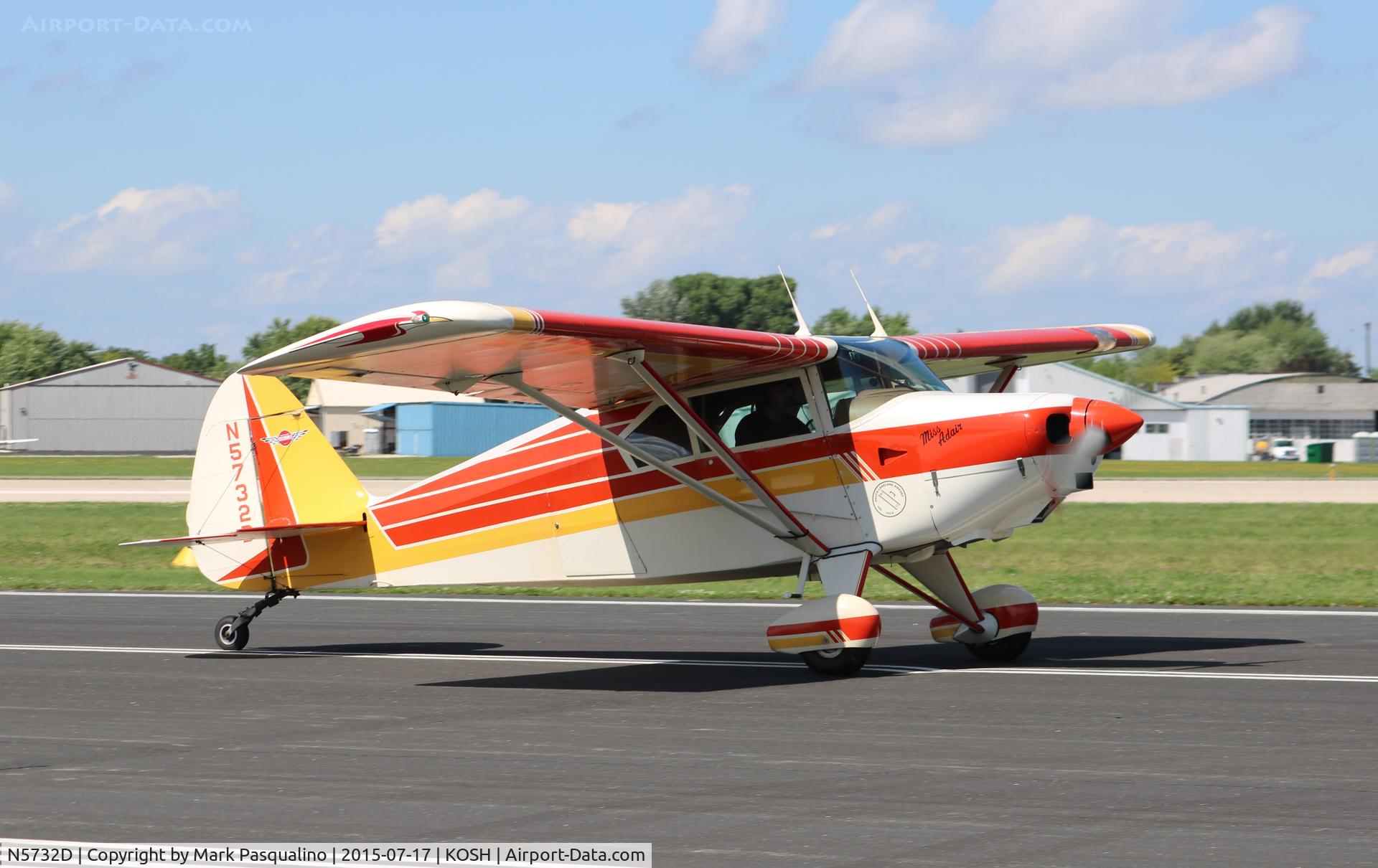 N5732D, 1956 Piper PA-22-150 C/N 22-4432, Piper PA-22-150
