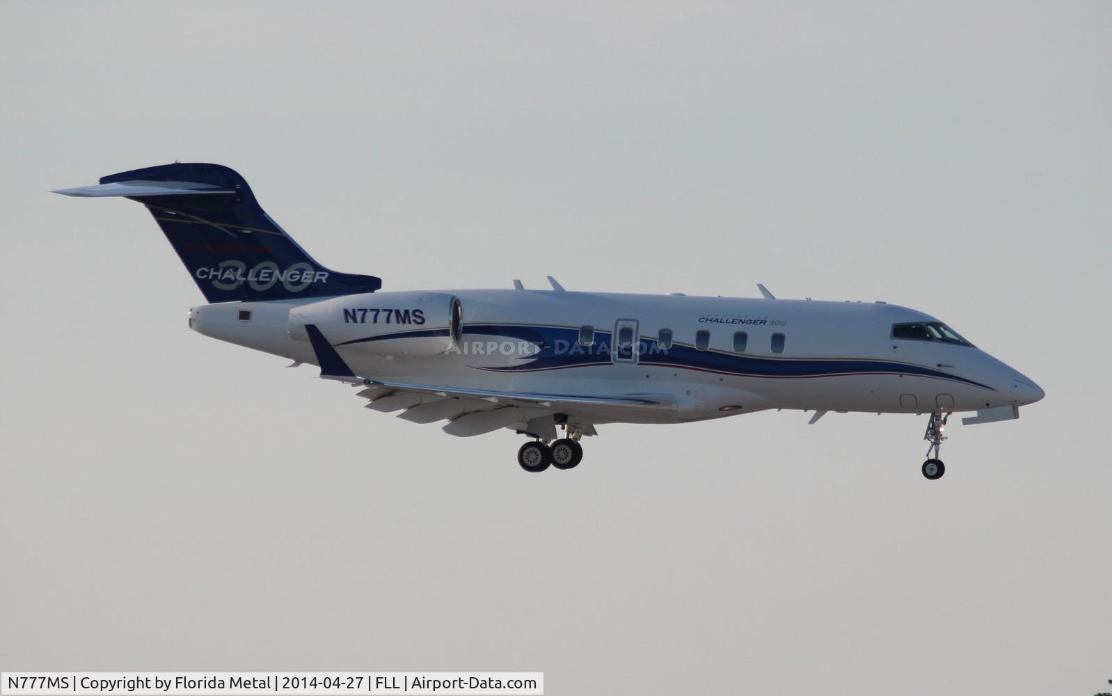 N777MS, 2007 Bombardier Challenger 300 (BD-100-1A10) C/N 20168, Challenger 300