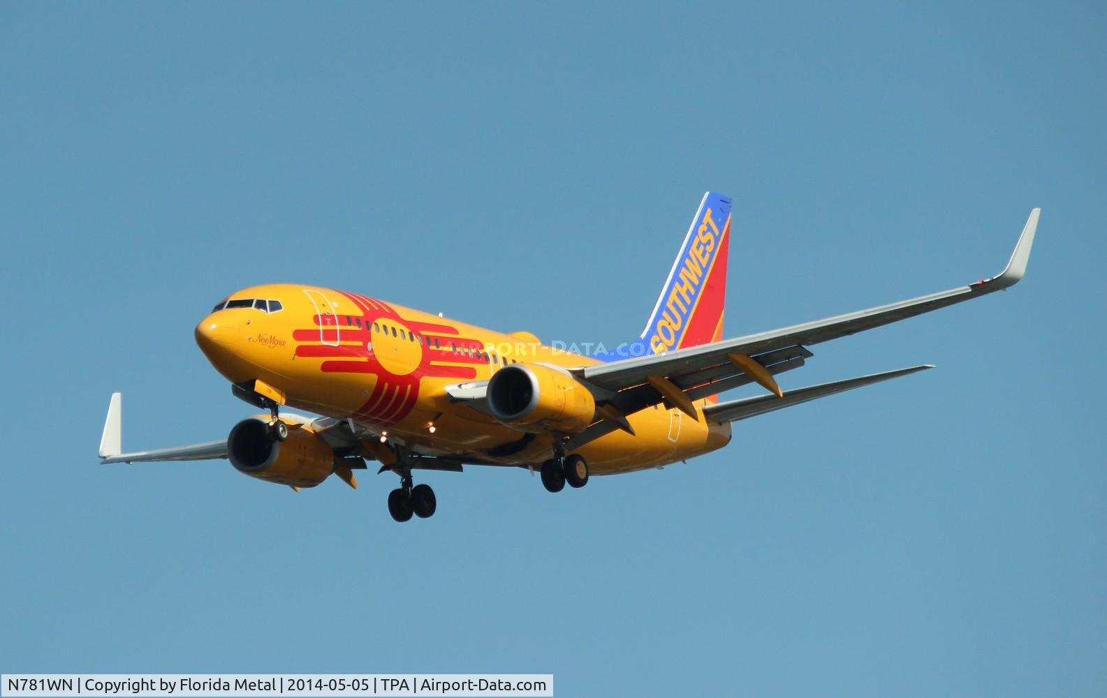 N781WN, 2000 Boeing 737-7H4 C/N 30601, Southwest New Mexico One