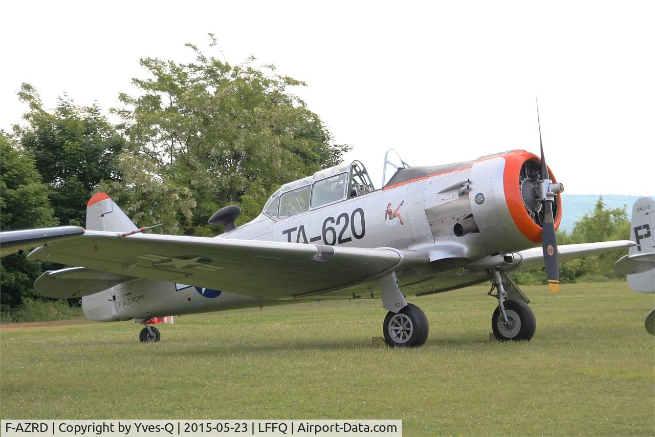 F-AZRD, 1943 North American AT-6D Harvard III C/N 88-14510 (42-44467), North American AT-6D Harvard III, Static display, La Ferté-Alais airfield (LFFQ) Airshow 2015