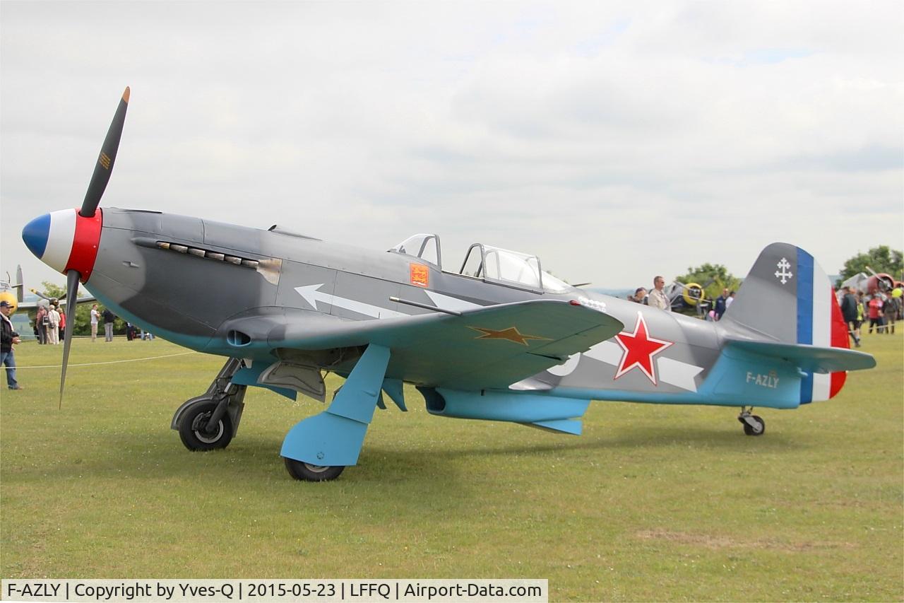 F-AZLY, Yakovlev Yak-3U C/N 172890, Yakovlev Yak-3U, Static display, La Ferté-Alais airfield (LFFQ) Airshow 2015