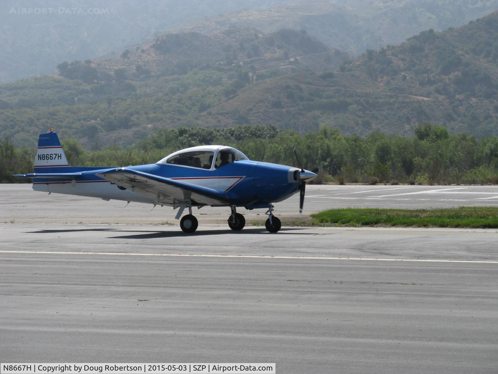 N8667H, 1947 North American Navion C/N NAV-4-667, 1947 North American NAVION, Continental IO-520 285 Hp upgrade, landing roll Rwy 22, Young Eagles flight