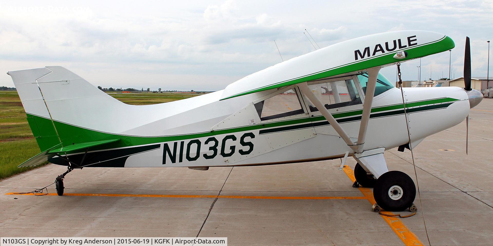N103GS, 1975 Maule M-5-210C Strata Rocket C/N 6079C, Maule M-5-210C Strata Rocket on the ramp.
