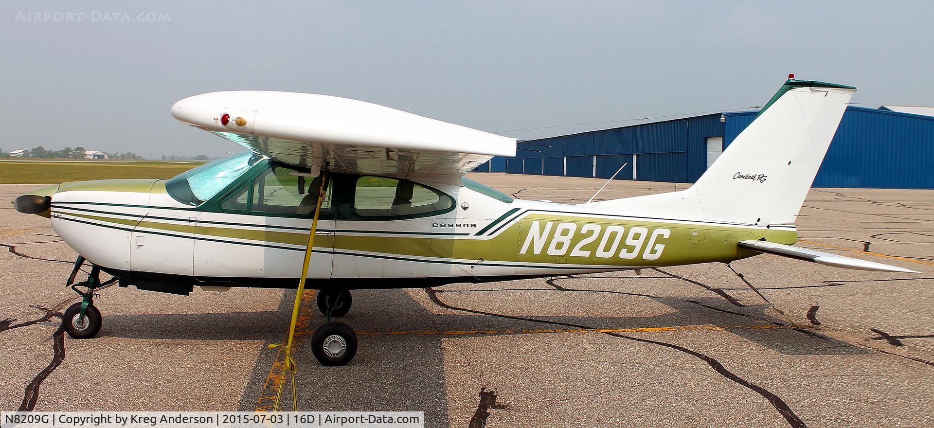 N8209G, 1971 Cessna 177RG Cardinal C/N 177RG0109, Cessna 177RG Cardinal on the ramp in Perham, MN.