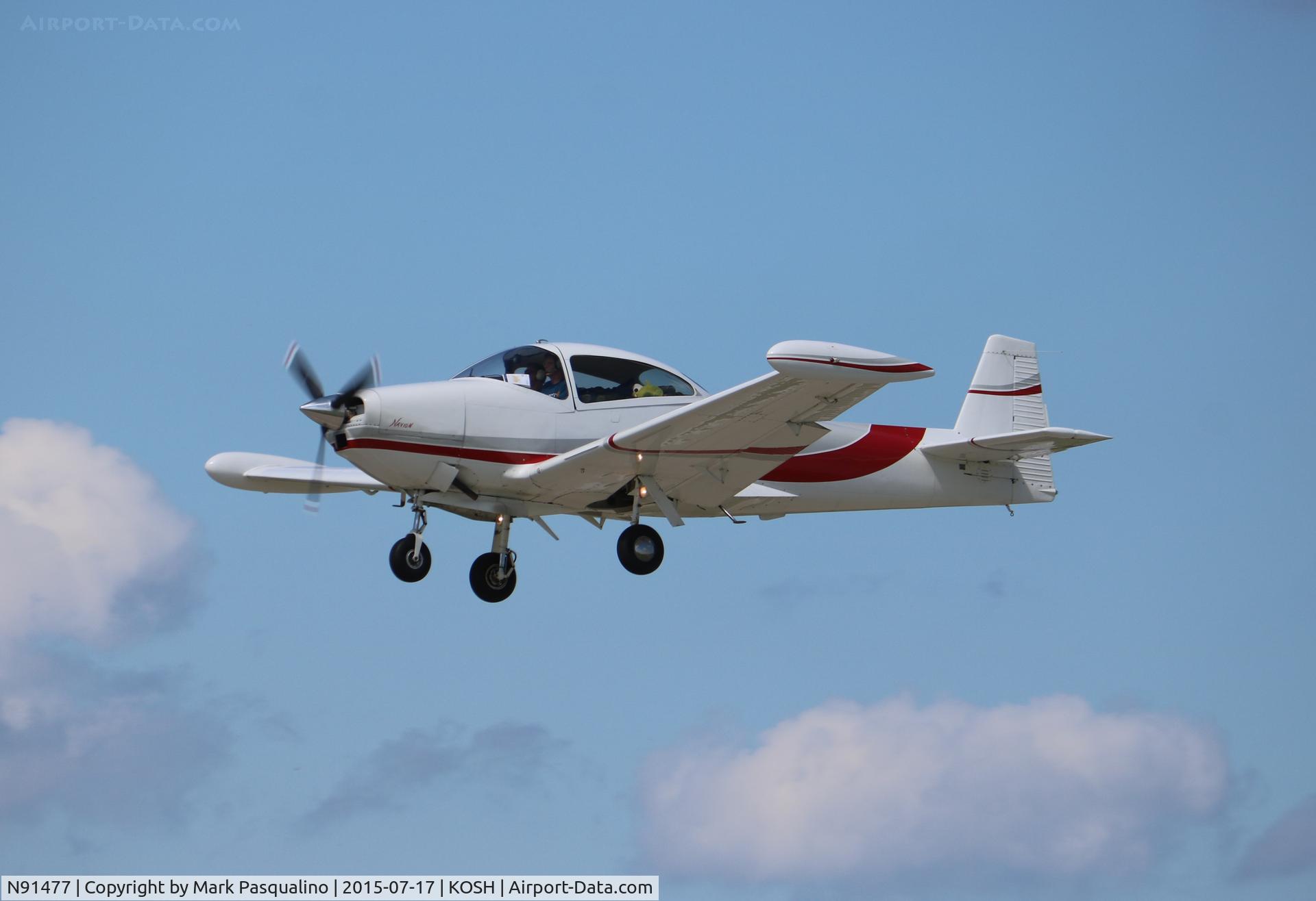N91477, 1946 North American Navion C/N NAV-4-113, North American Navion