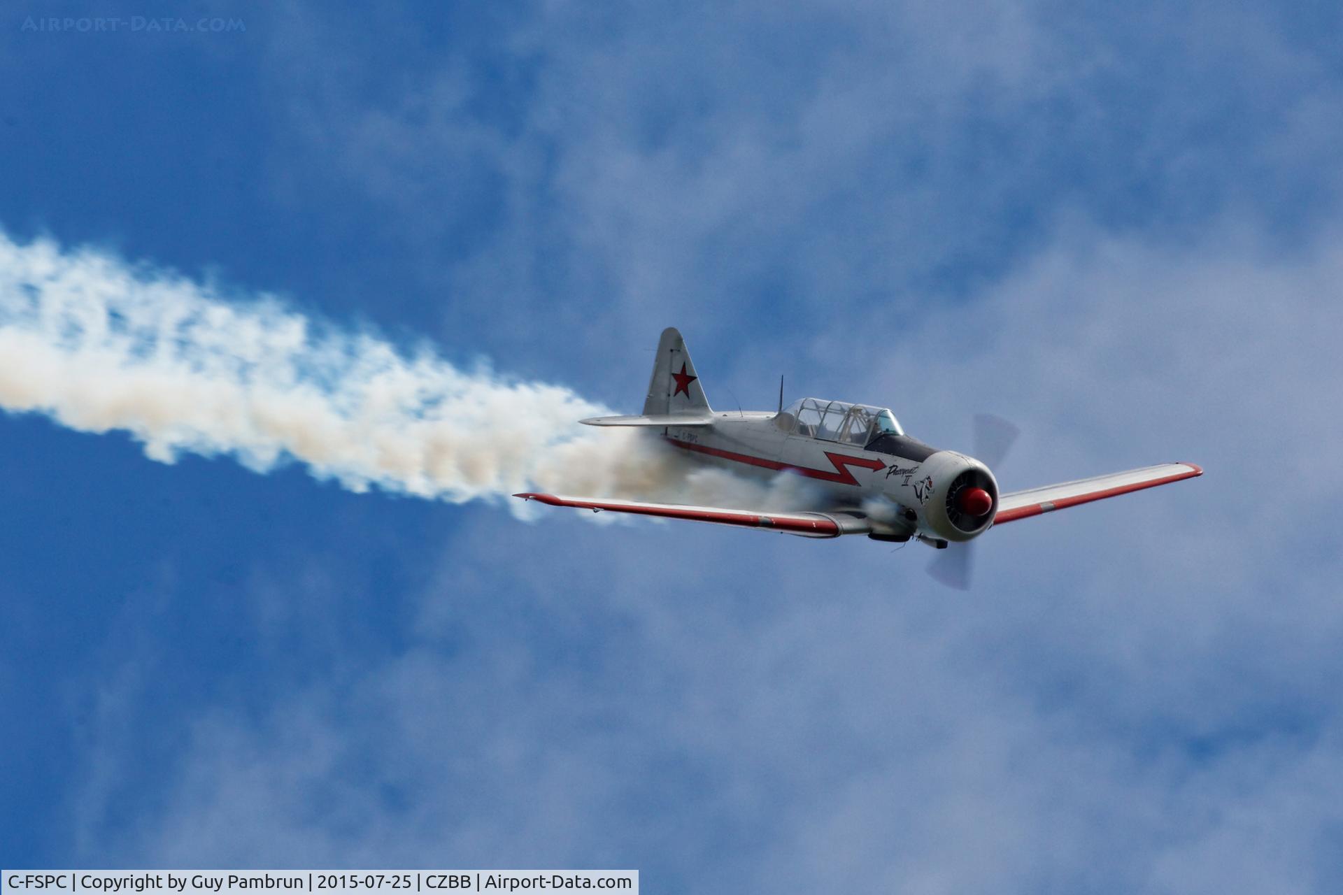 C-FSPC, 1952 Canadian Car & Foundry T-6 Harvard Mk.4 C/N CCF4-145, Fly-by