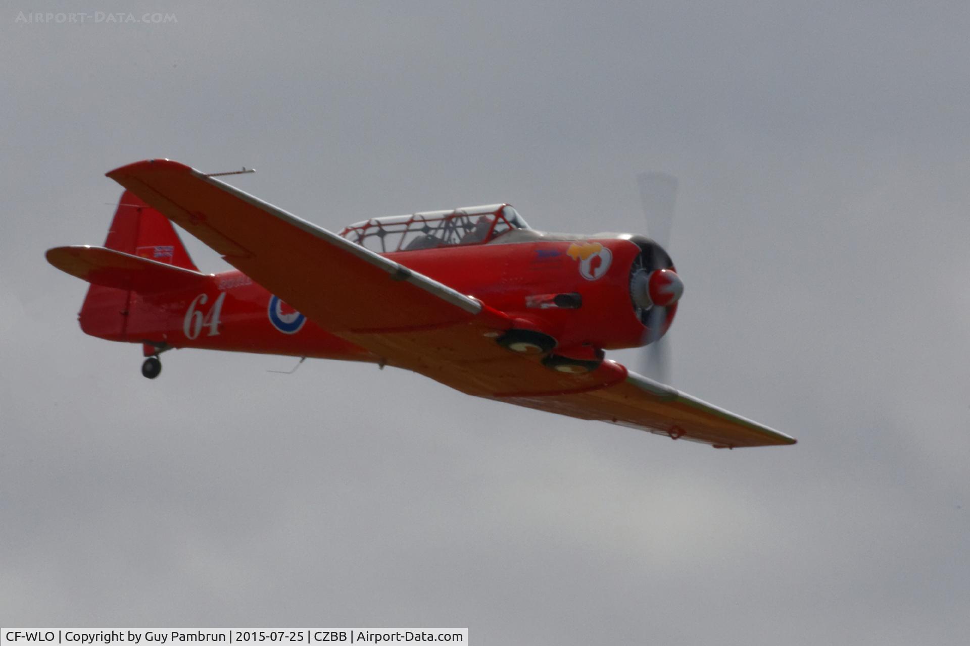 CF-WLO, 1945 Canadian Car & Foundry T-6 Harvard Mk.4 C/N CCF4-55, Fly-by