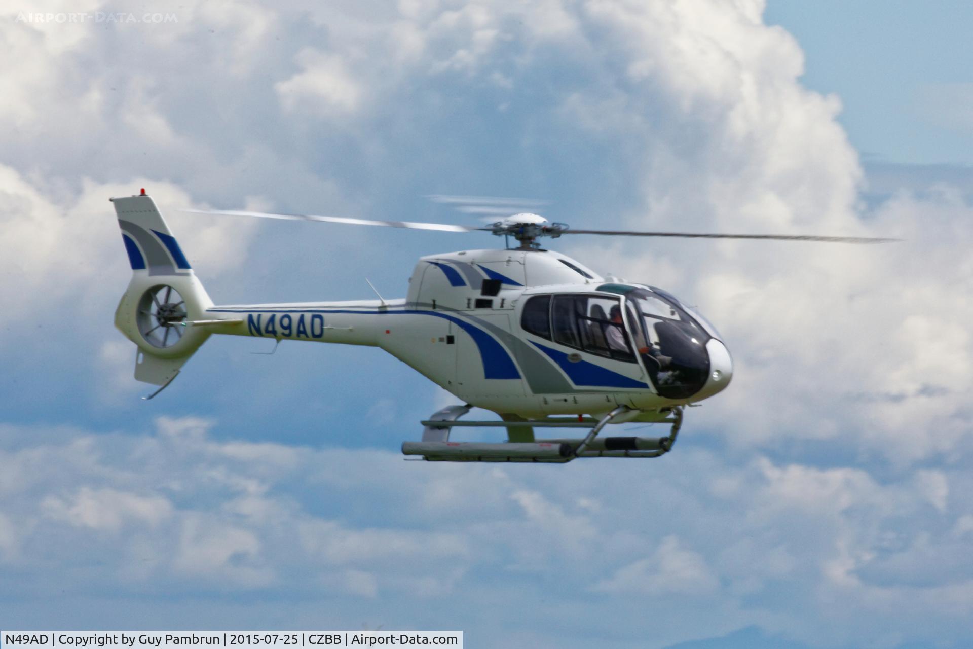 N49AD, 2002 Eurocopter EC-120B Colibri C/N 1294, Fly-by