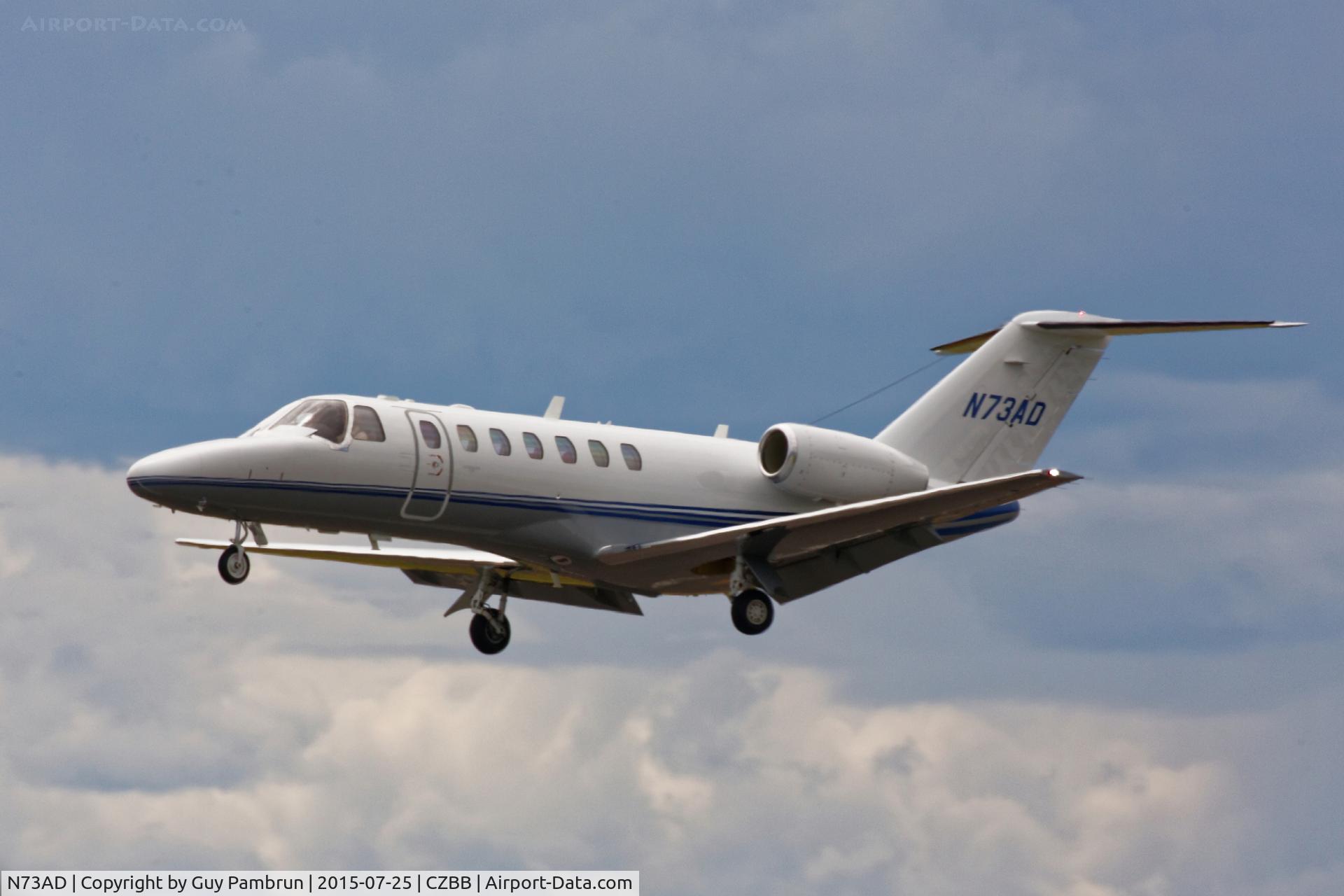 N73AD, 2013 Cessna 525B CitationJet CJ3 C/N 525B0402, Fly-by