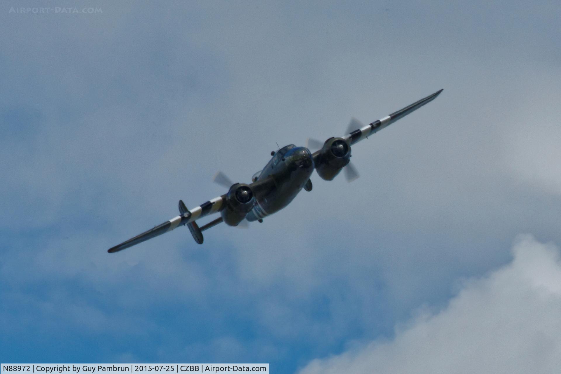 N88972, 1943 North American B-25D Mitchell C/N 100-23644, Fly-by