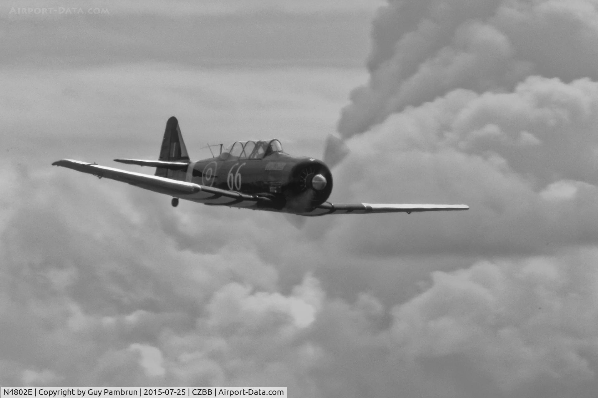 N4802E, 1961 North American AT-6A Texan C/N AJ-968, Fly-by