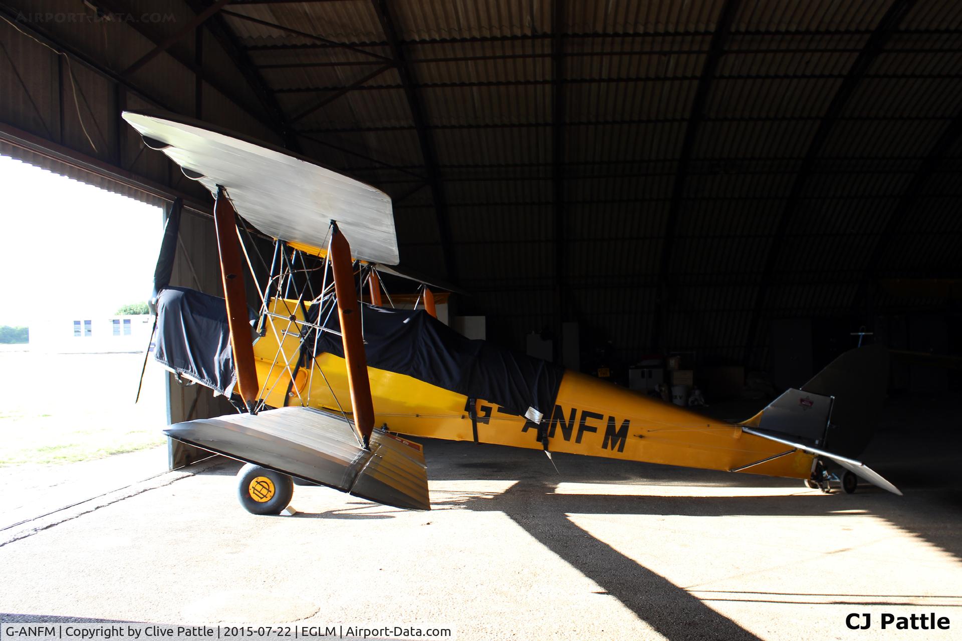 G-ANFM, 1941 De Havilland DH-82A Tiger Moth II C/N 83604, Hangared at White Waltham EGLM