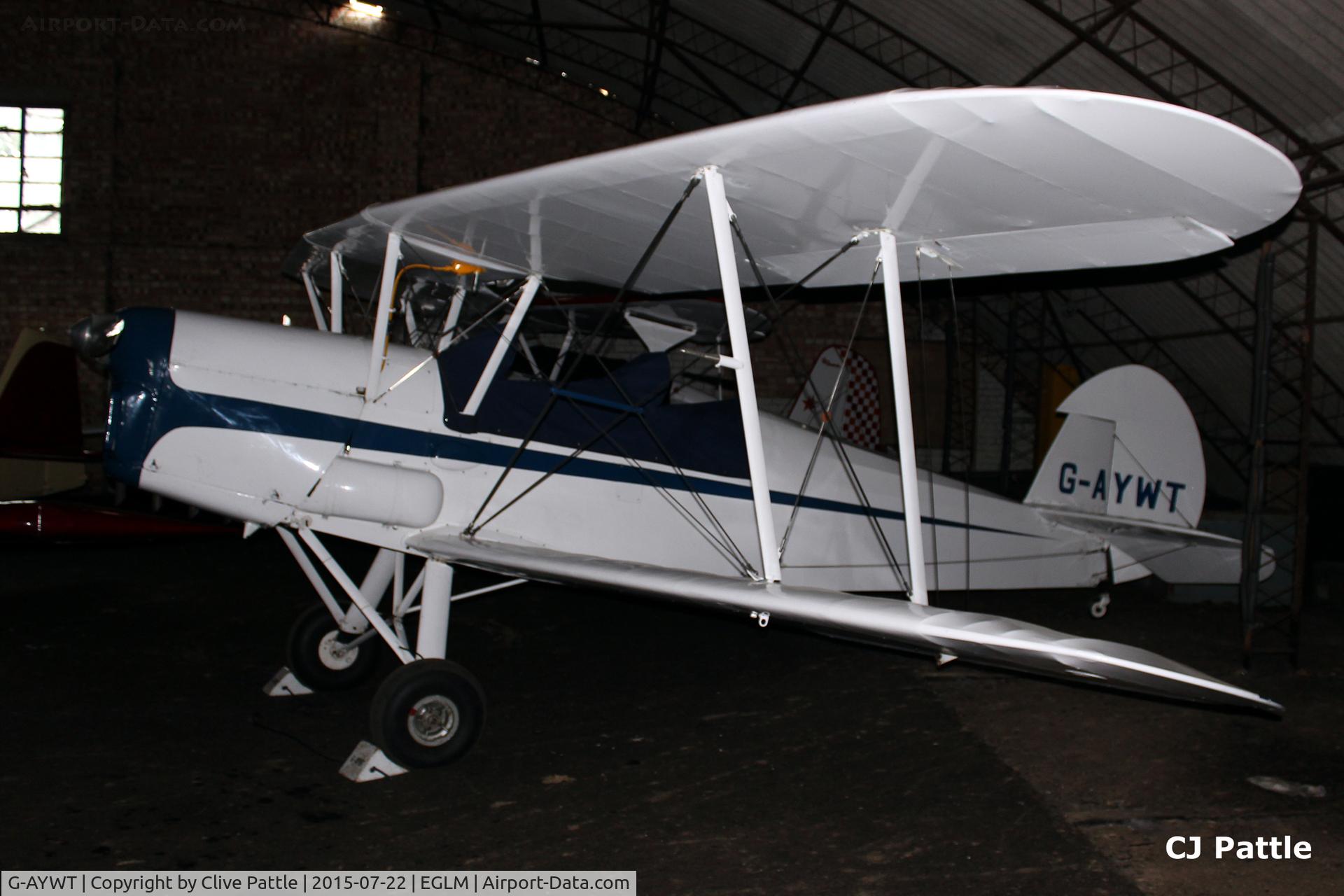 G-AYWT, 1949 Stampe-Vertongen SV-4C C/N 1111, Hangared at White Waltham EGLM