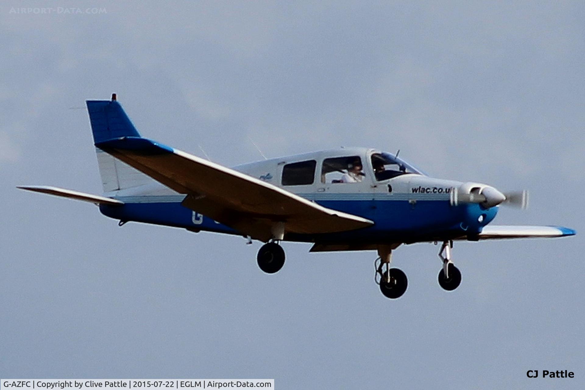 G-AZFC, 1971 Piper PA-28-140 Cherokee C/N 28-7125486, In action at White Waltham EGLM