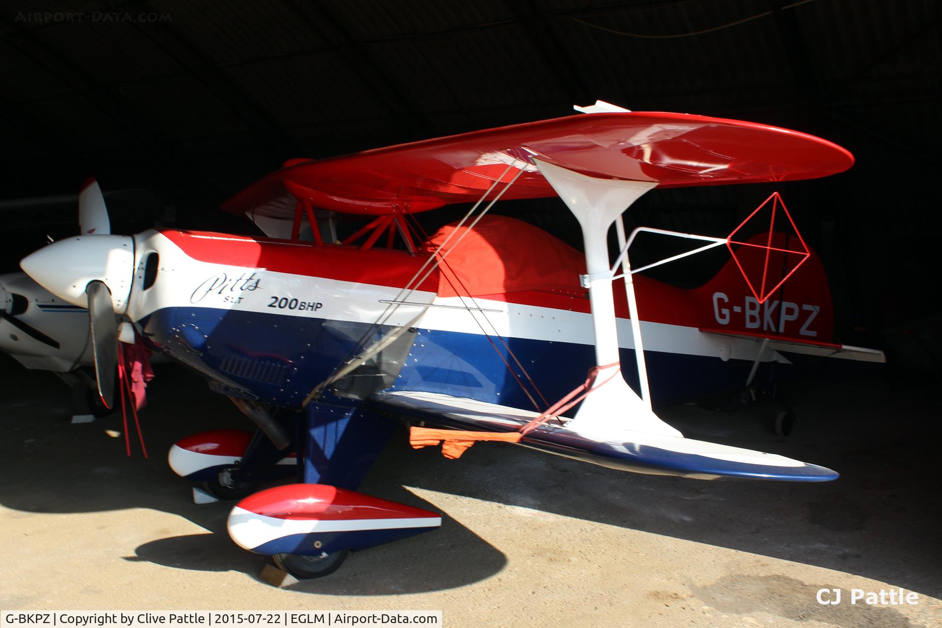 G-BKPZ, 1984 Pitts S-1T Special C/N PFA 009-10852, Hangared at White Waltham EGLM