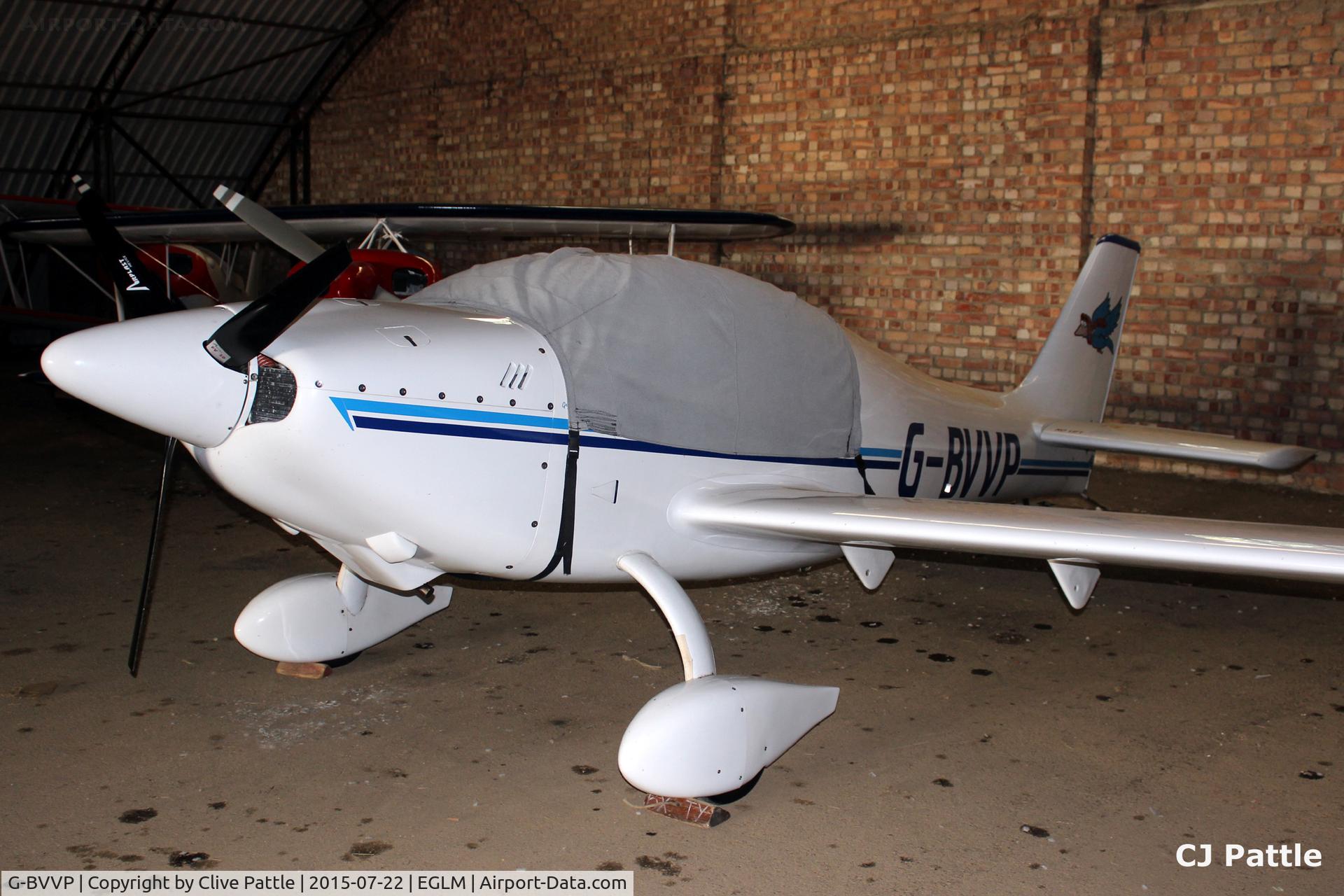 G-BVVP, 1996 Europa Tri-Gear C/N PFA 247-12697, Hangared at White Waltham EGLM