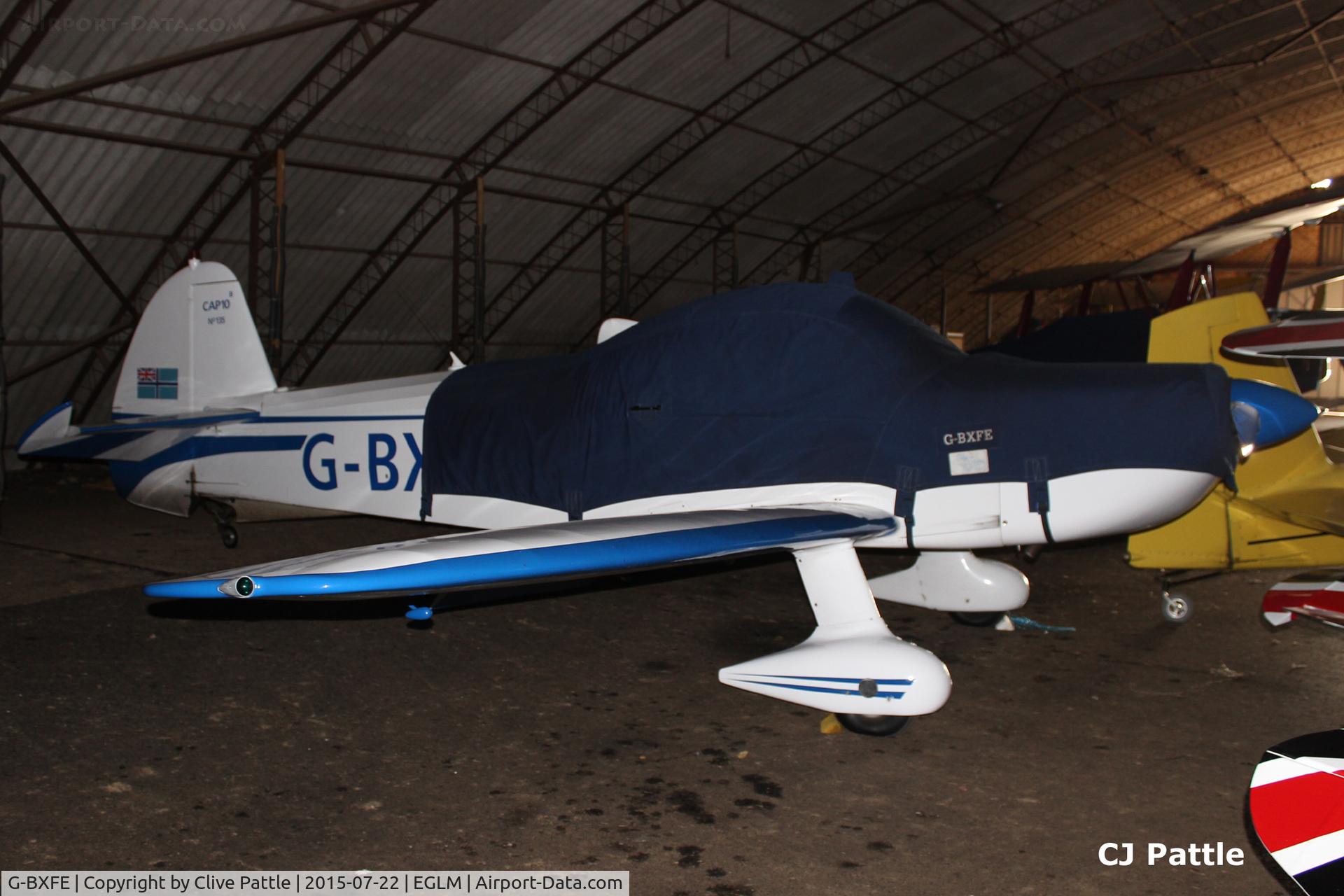 G-BXFE, 1981 Mudry CAP-10B C/N 135, Hangared at White Waltham EGLM