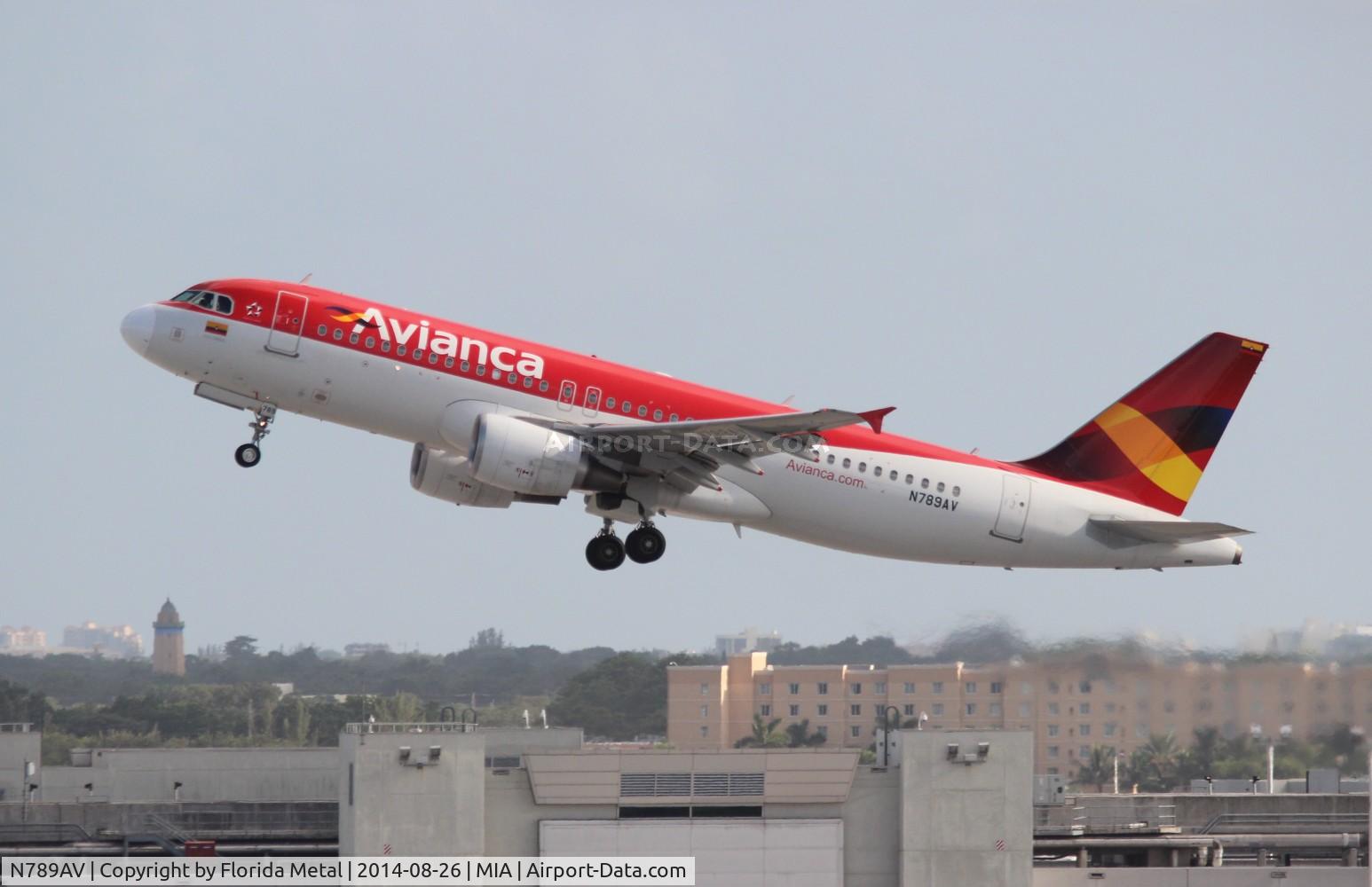 N789AV, 2011 Airbus A320-214 C/N 4789, Avianca