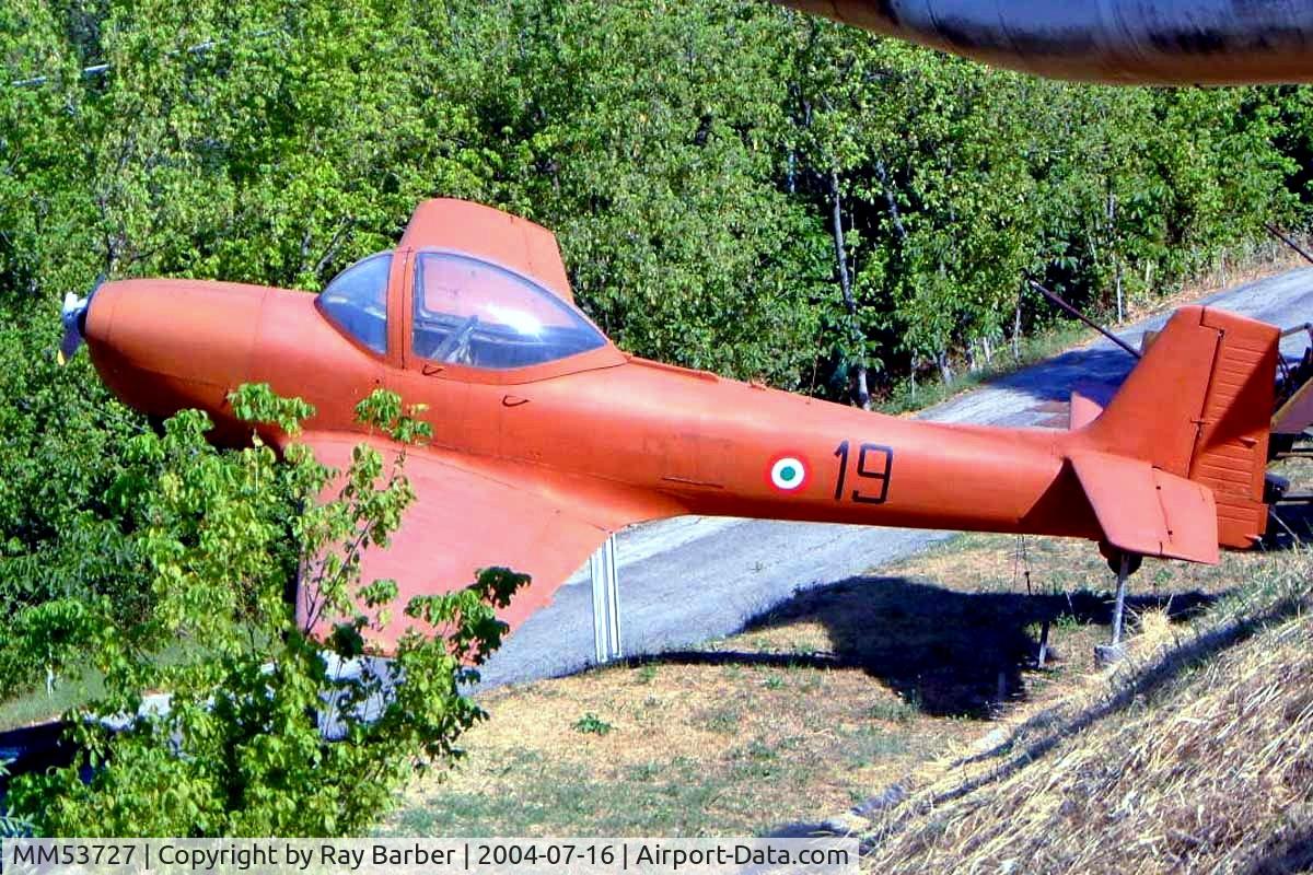 MM53727, Piaggio P-148 C/N 175, MM53727   Piaggio P-148 [175] (Italian Air Force) Cerbaiola/Emilia-Romagna~I 16/07/2004. Unmarked code only.