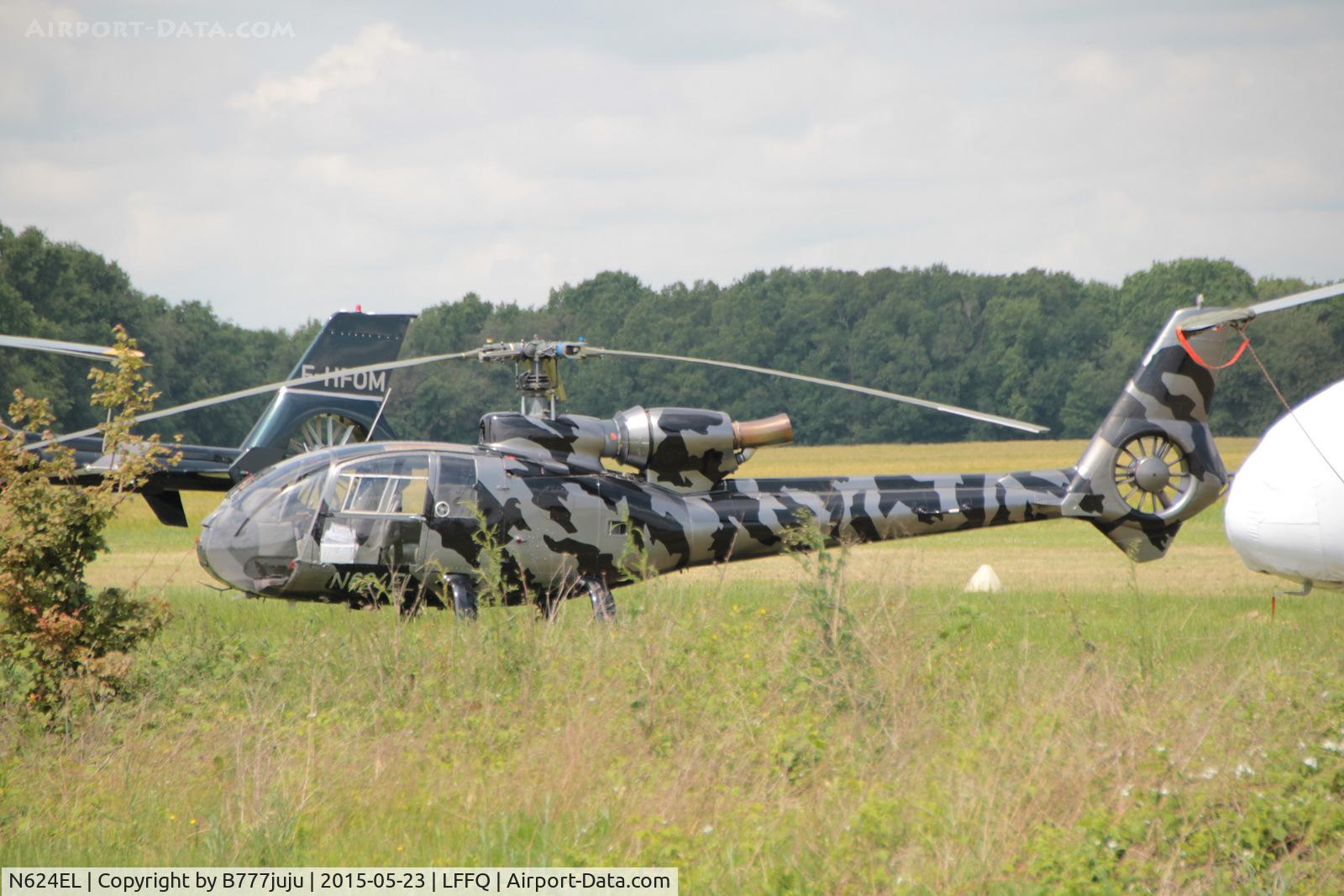N624EL, Aerospatiale SA-342J Gazelle C/N 1094, at La Ferté Alais