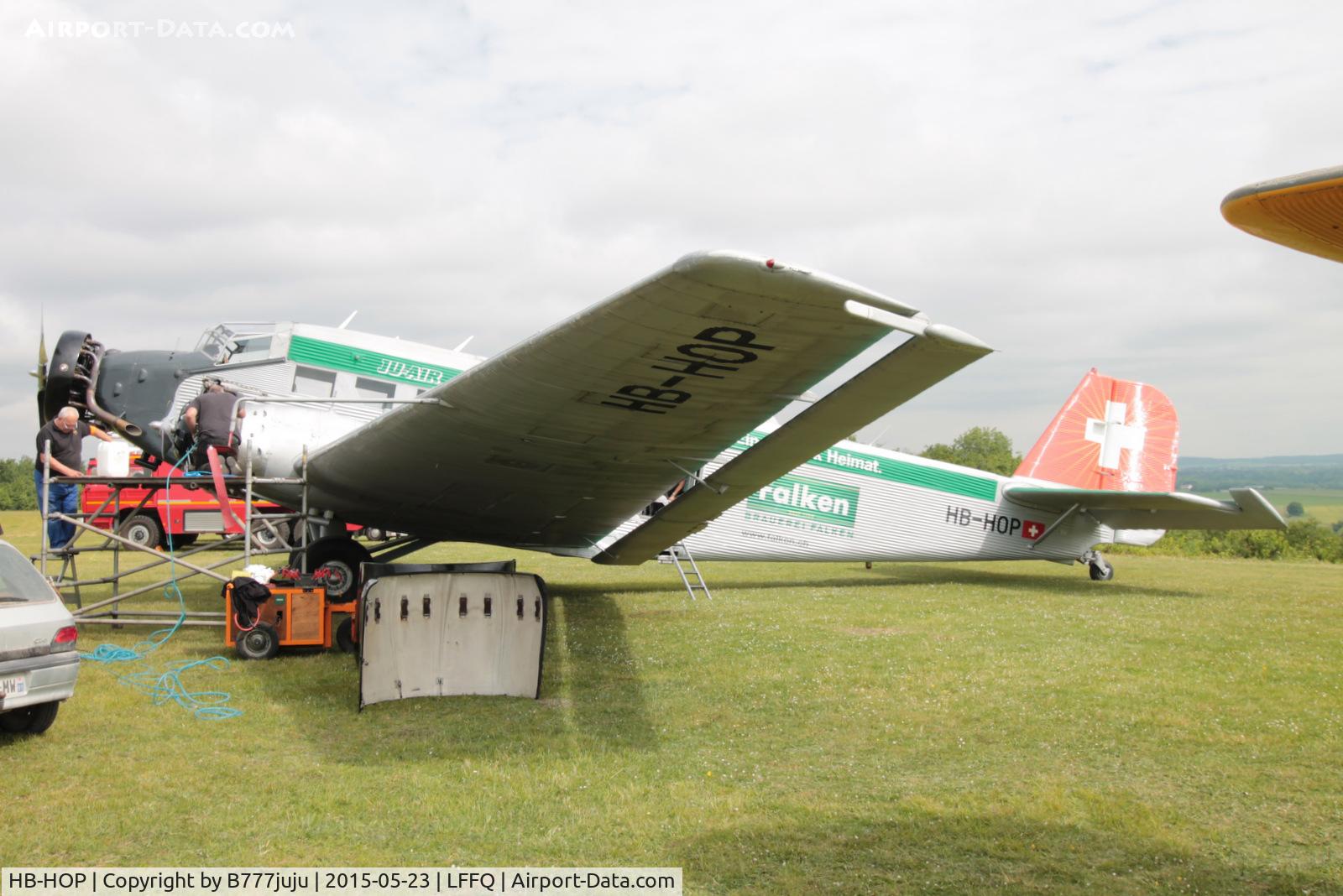 HB-HOP, 1939 Junkers Ju-52/3m g4e C/N 6610, new peint