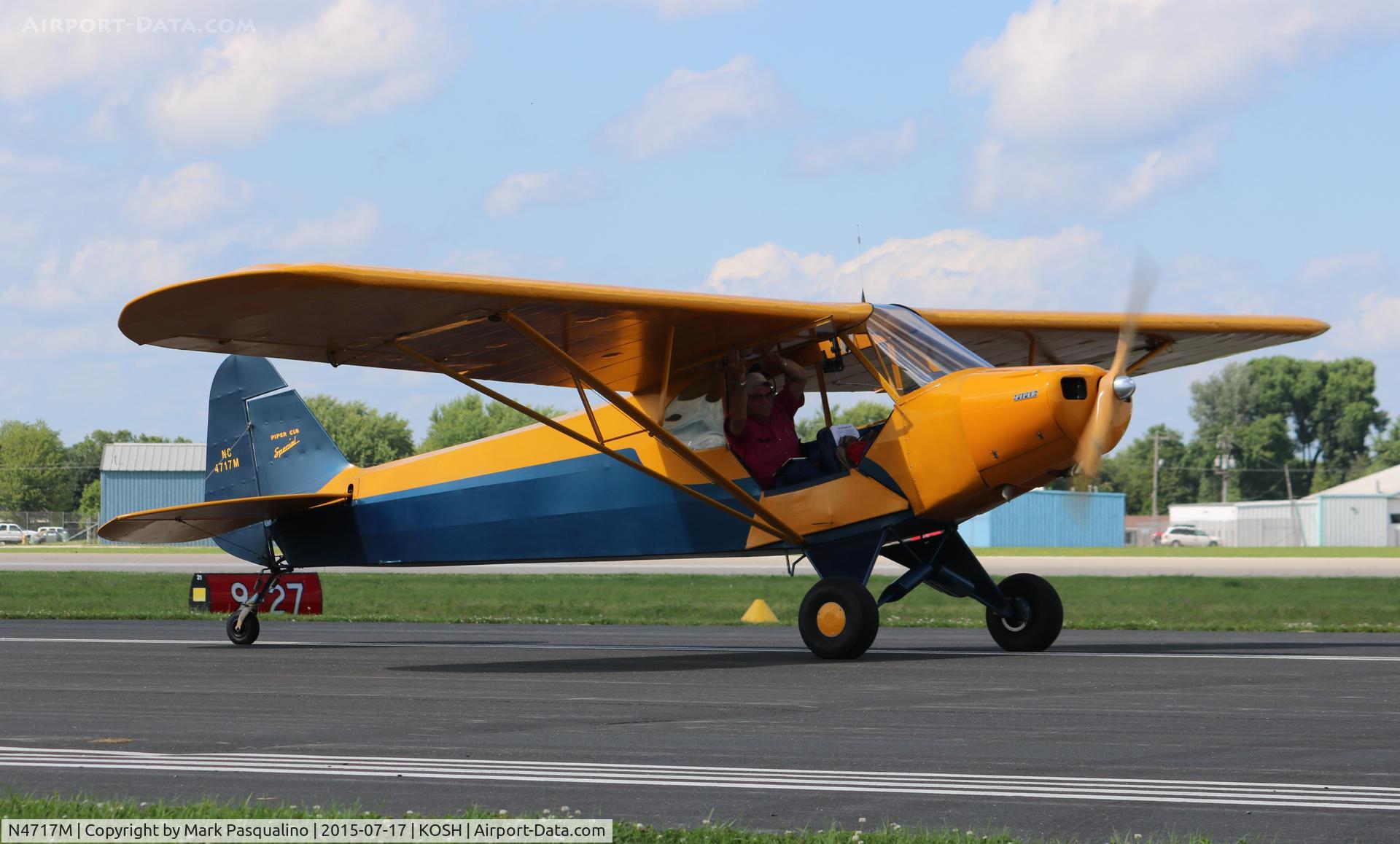 N4717M, 1947 Piper PA-11 Cub Special C/N 11226, Piper PA-11
