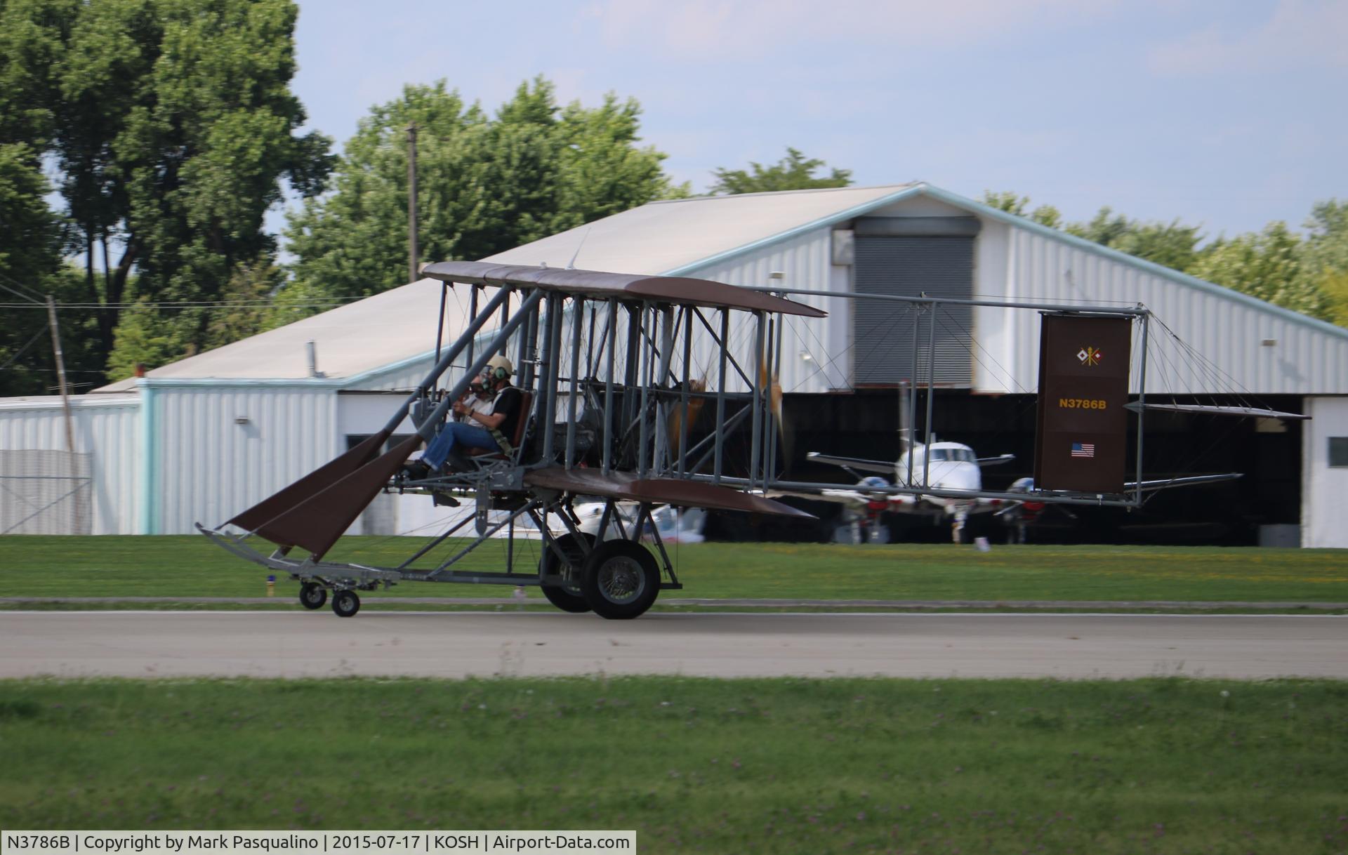 N3786B, 1981 Wright Model B Flyer Replica C/N 001, Wright Model B Flyer Replica