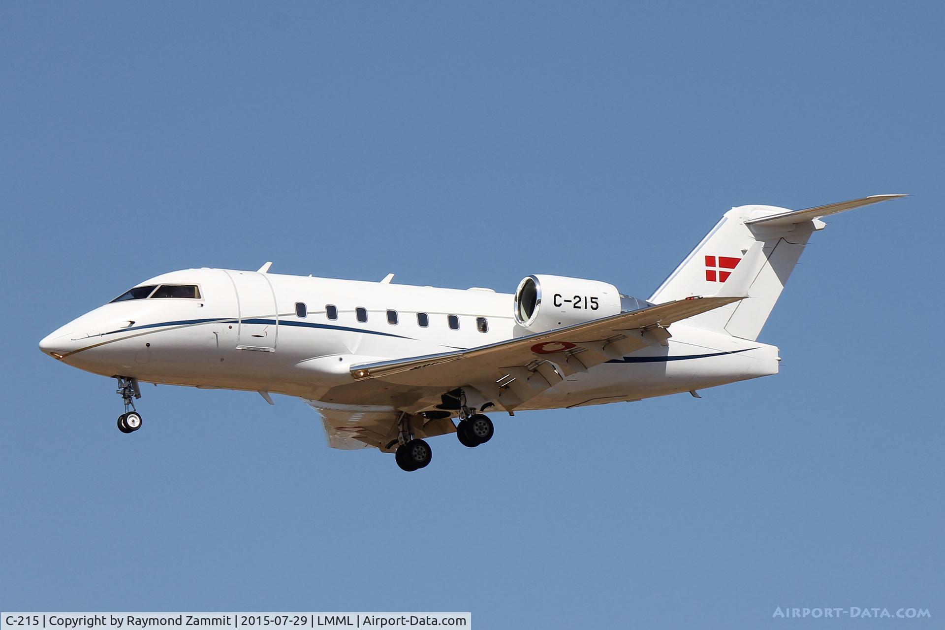 C-215, 2001 Bombardier Challenger 604 (CL-600-2B16) C/N 5515, Bombardier Challenger CL-600 C-215 Royal Danish Air Force