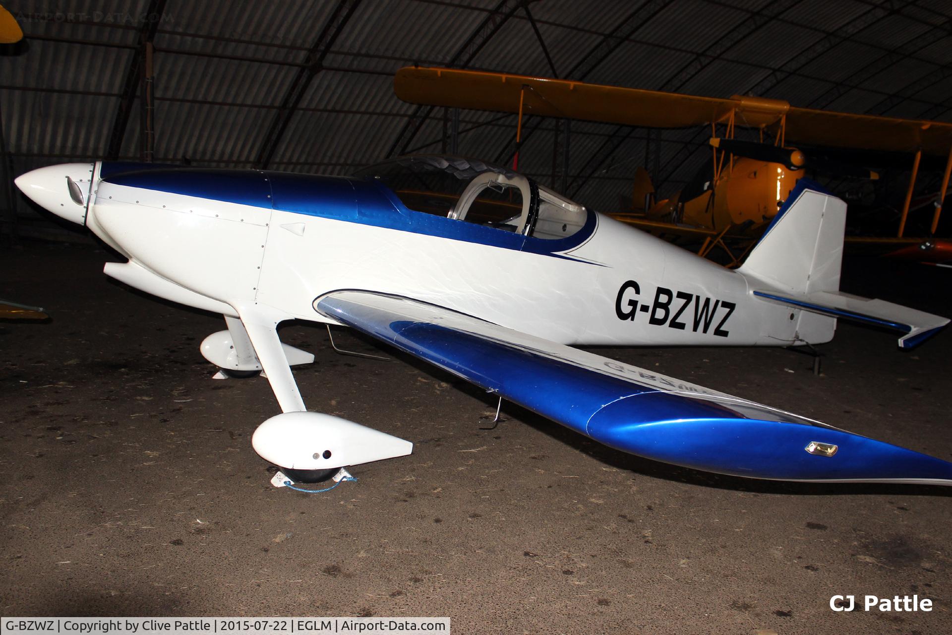 G-BZWZ, 2003 Van's RV-6 C/N PFA 181A-13419, Hangared at White Waltham EGLM