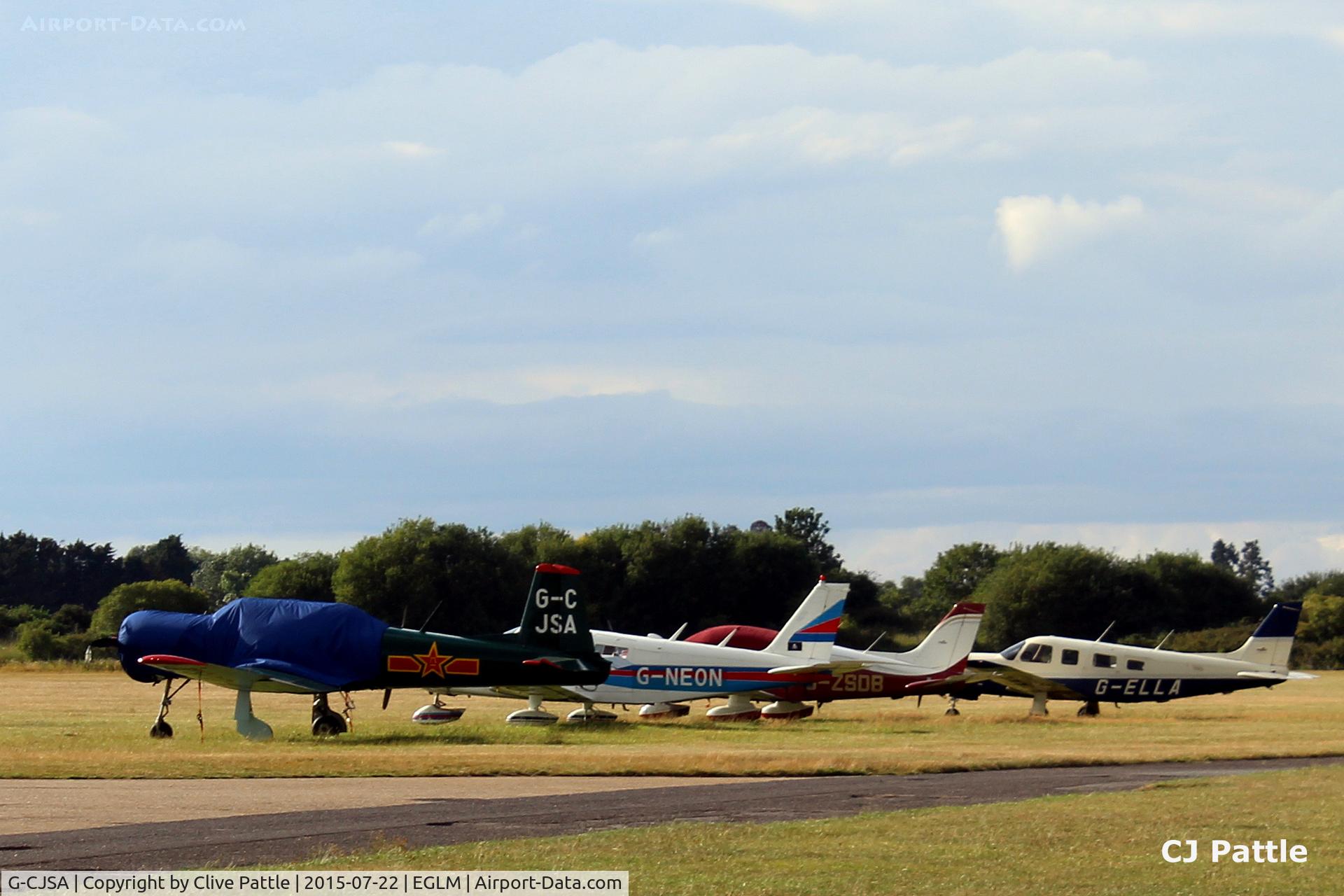 G-CJSA, Nanchang CJ-6A Chujiao C/N 3151215, Ready for action at White Waltham EGLM