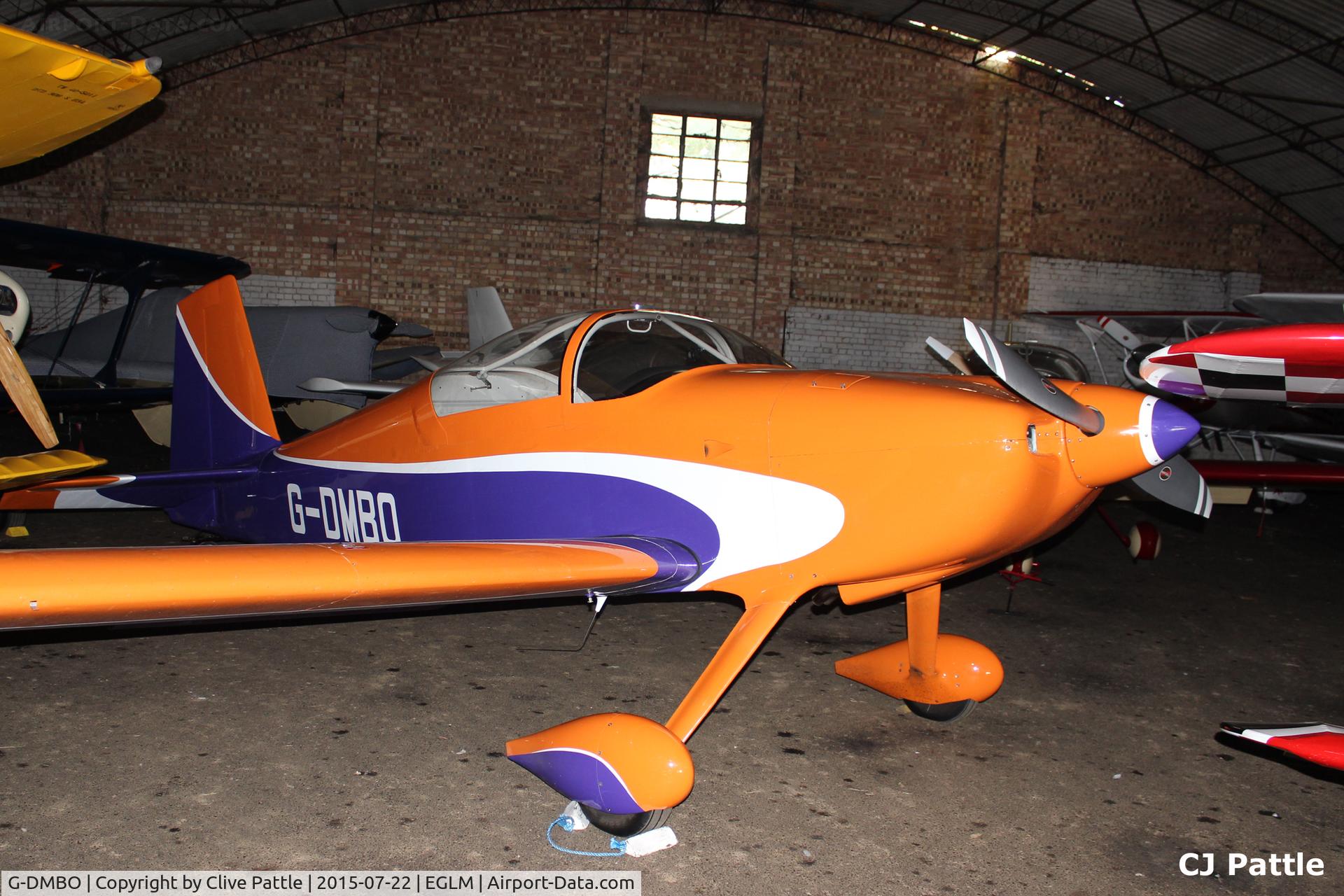 G-DMBO, 2013 Vans RV-7 C/N LAA 323-14827, Hangared at White Waltham EGLM