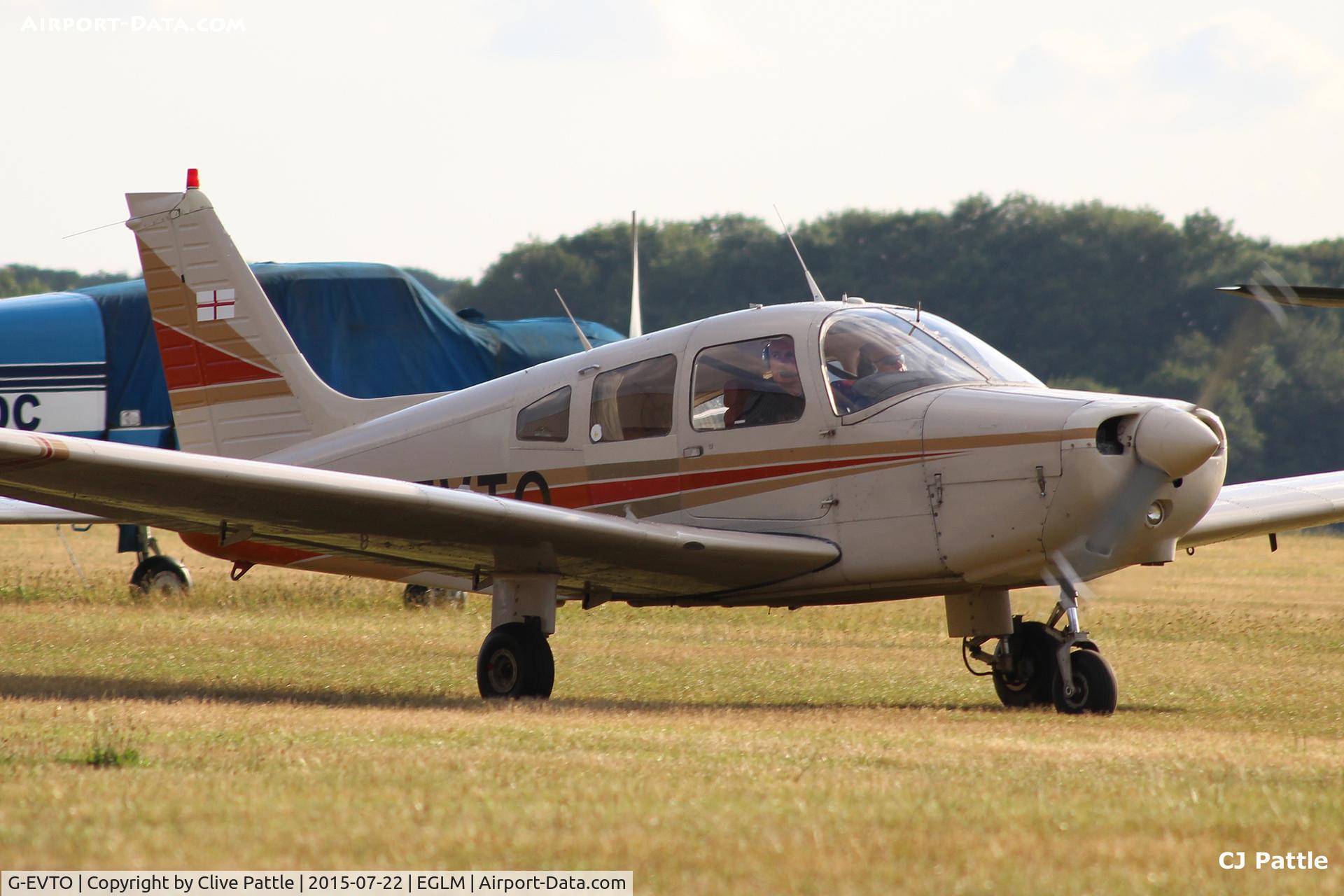 G-EVTO, 1980 Piper PA-28-161 Cherokee Warrior II C/N 28-8016271, In action at White Waltham EGLM