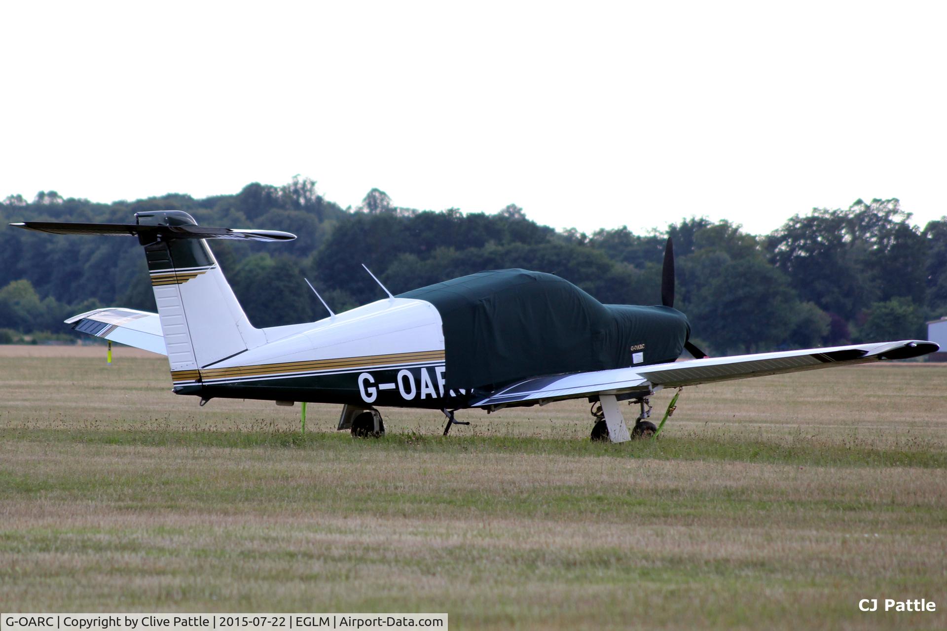 G-OARC, 1979 Piper PA-28RT-201 Arrow IV C/N 28R-7918009, Covered and parked up at White Waltham EGLM