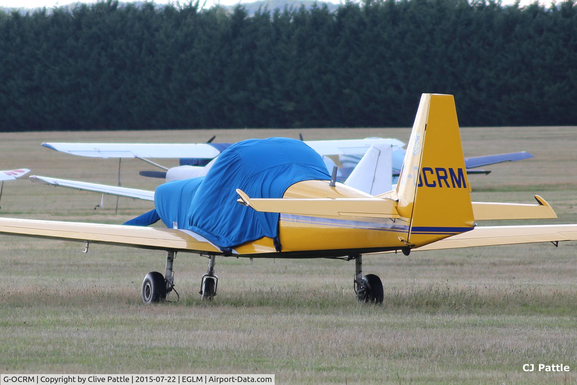 G-OCRM, 1993 Slingsby T-67M Firefly Mk2 C/N 2112, Resting at White Waltham EGLM