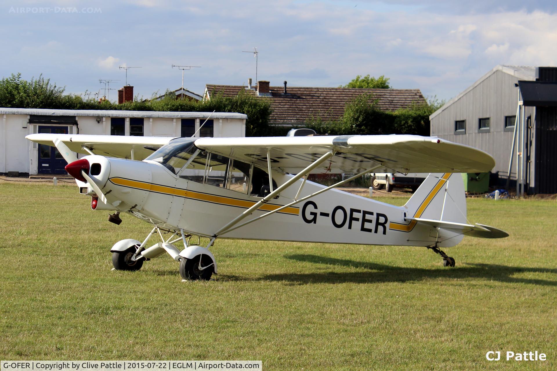 G-OFER, 1977 Piper PA-18-150 Super Cub C/N 18-7709058, Pictured at White Waltham EGLM