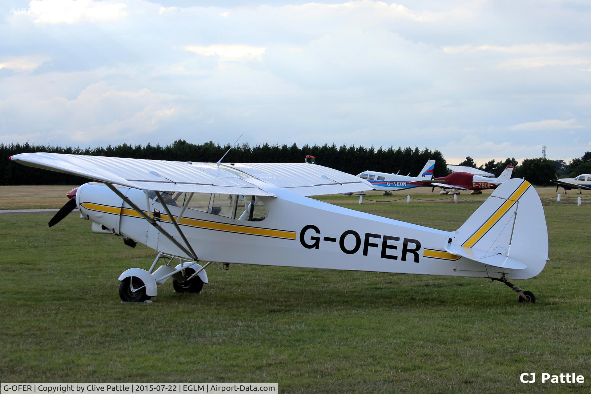 G-OFER, 1977 Piper PA-18-150 Super Cub C/N 18-7709058, At White Waltham EGLM