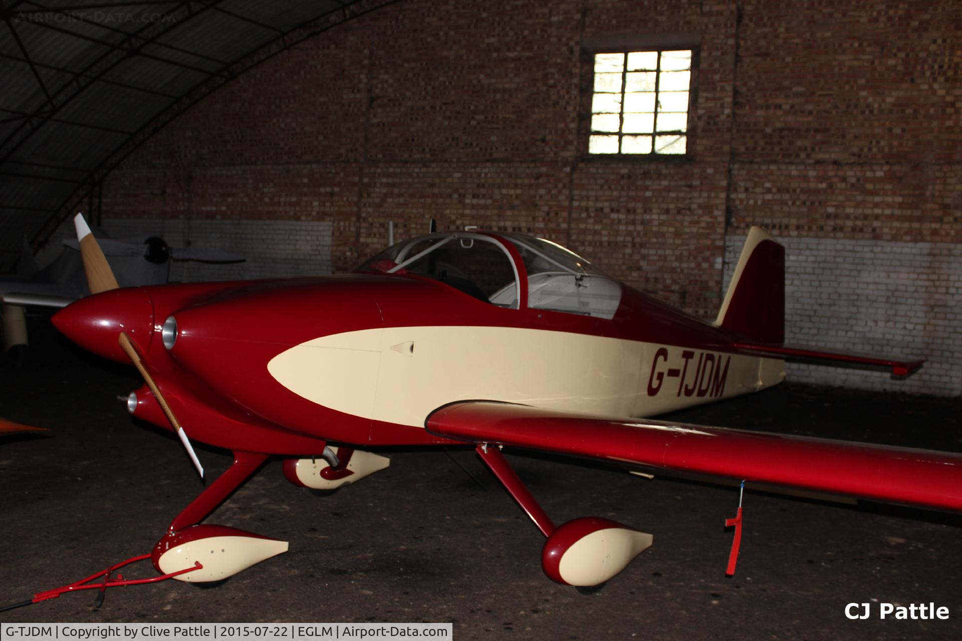 G-TJDM, 2007 Vans RV-6A C/N PFA 181A-13370, Hangared at White Waltham EGLM