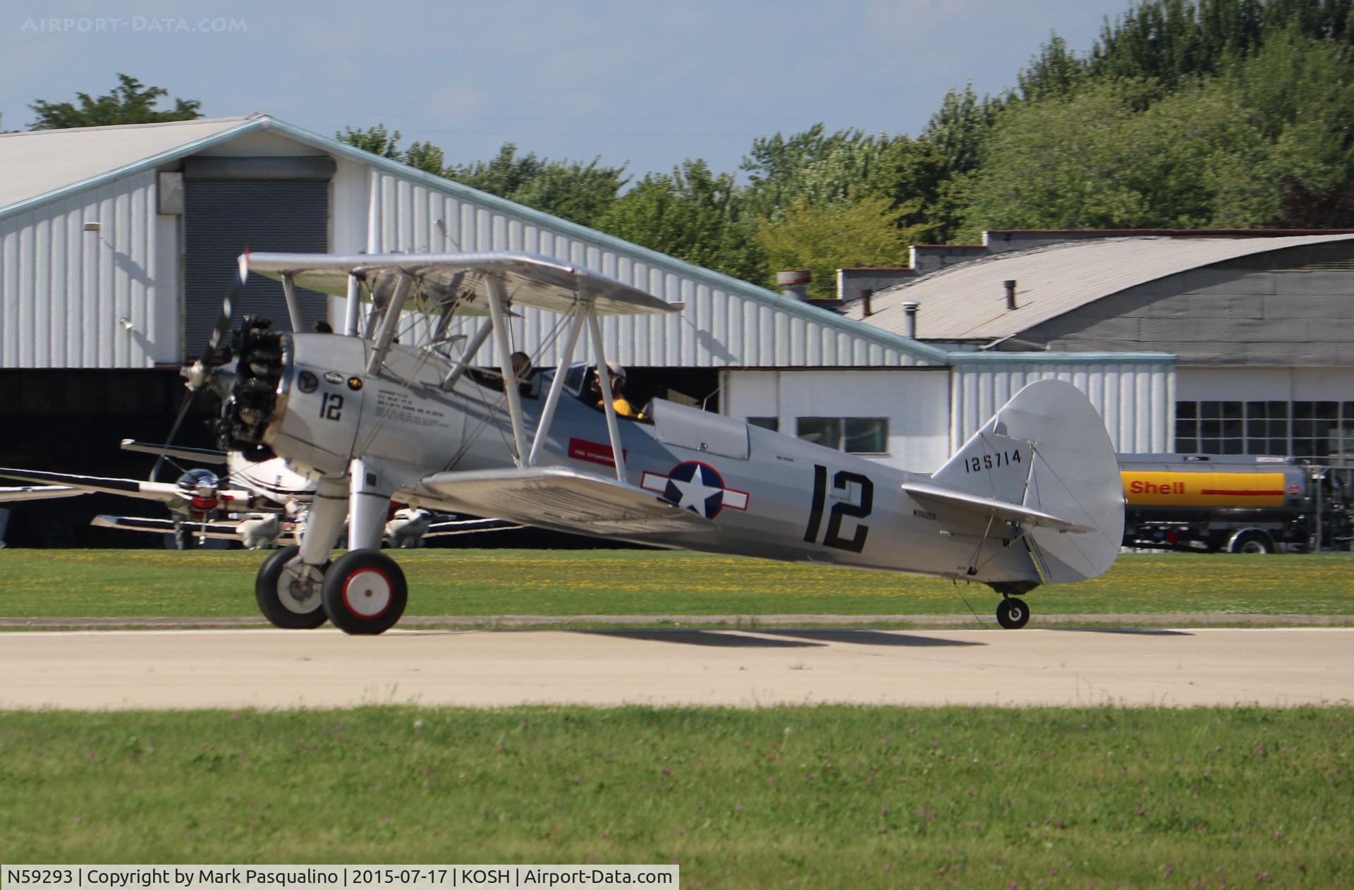 N59293, 1942 Boeing B75N1 C/N 75-3221, Stearman