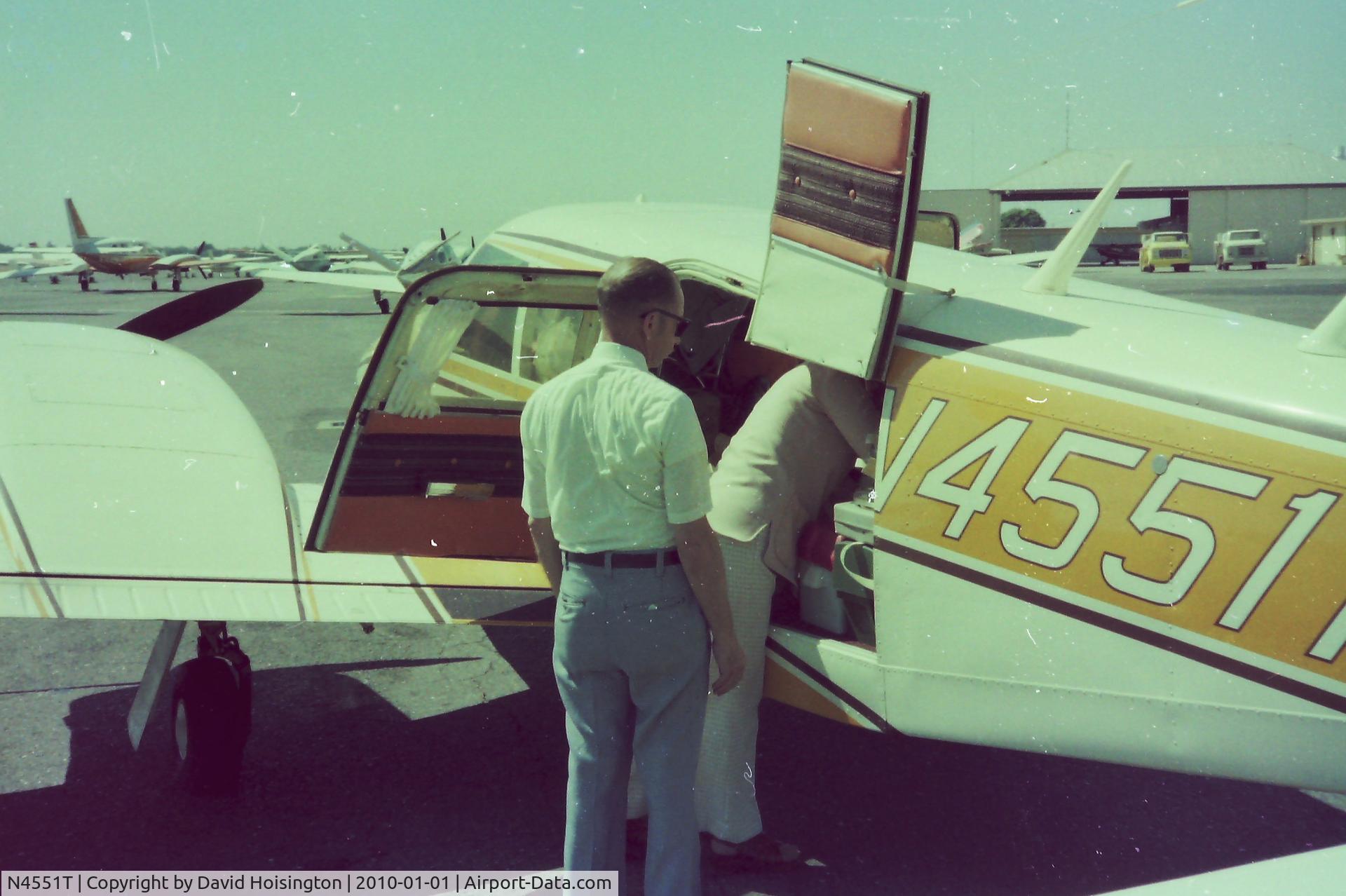N4551T, 1972 Piper PA-34-200 Seneca C/N 34-7250131, Photo taken at Fullerton Airport, California in 1976.  Aircraft was operated by General Aircraft Corp. , Chief Pilot shown in photo was Abe Paster.

Would like to correspond with current owner.
