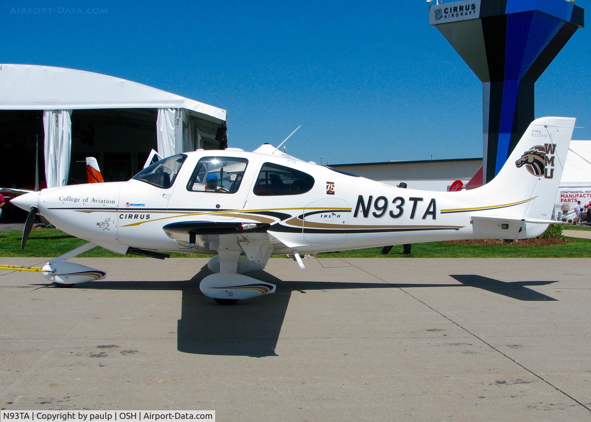 N93TA, 2006 Cirrus SR20 C/N 1683, At AirVenture
