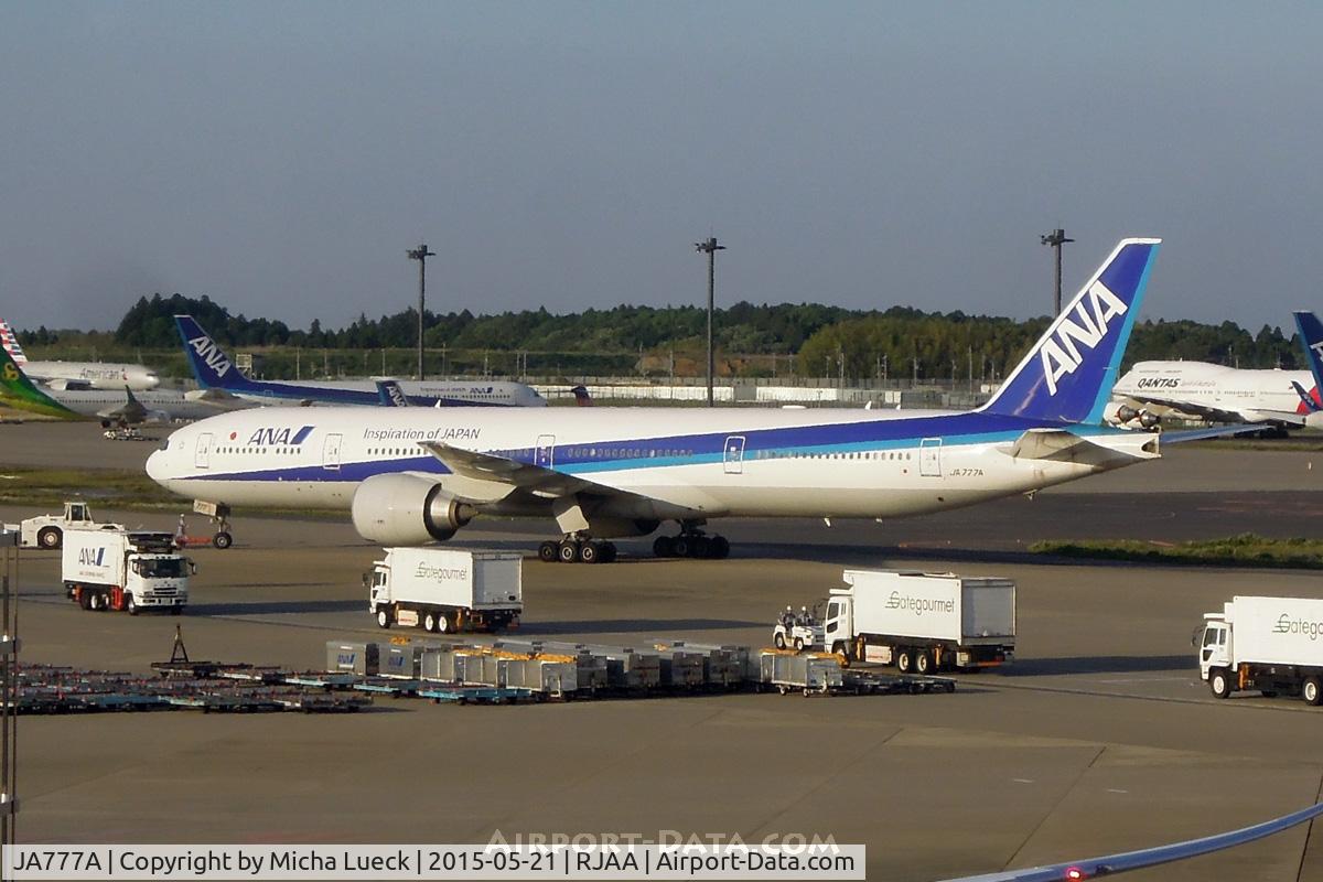 JA777A, 2006 Boeing 777-381/ER C/N 32650, At Narita
