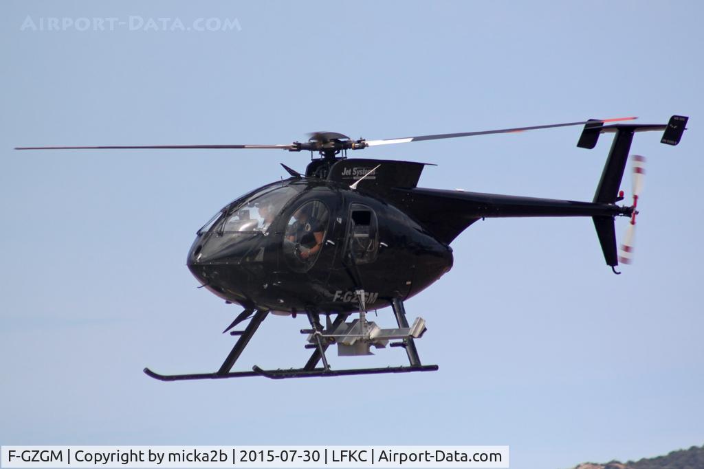 F-GZGM, 1988 McDonnell Douglas MD-500E (369E) C/N 0309E, In flight